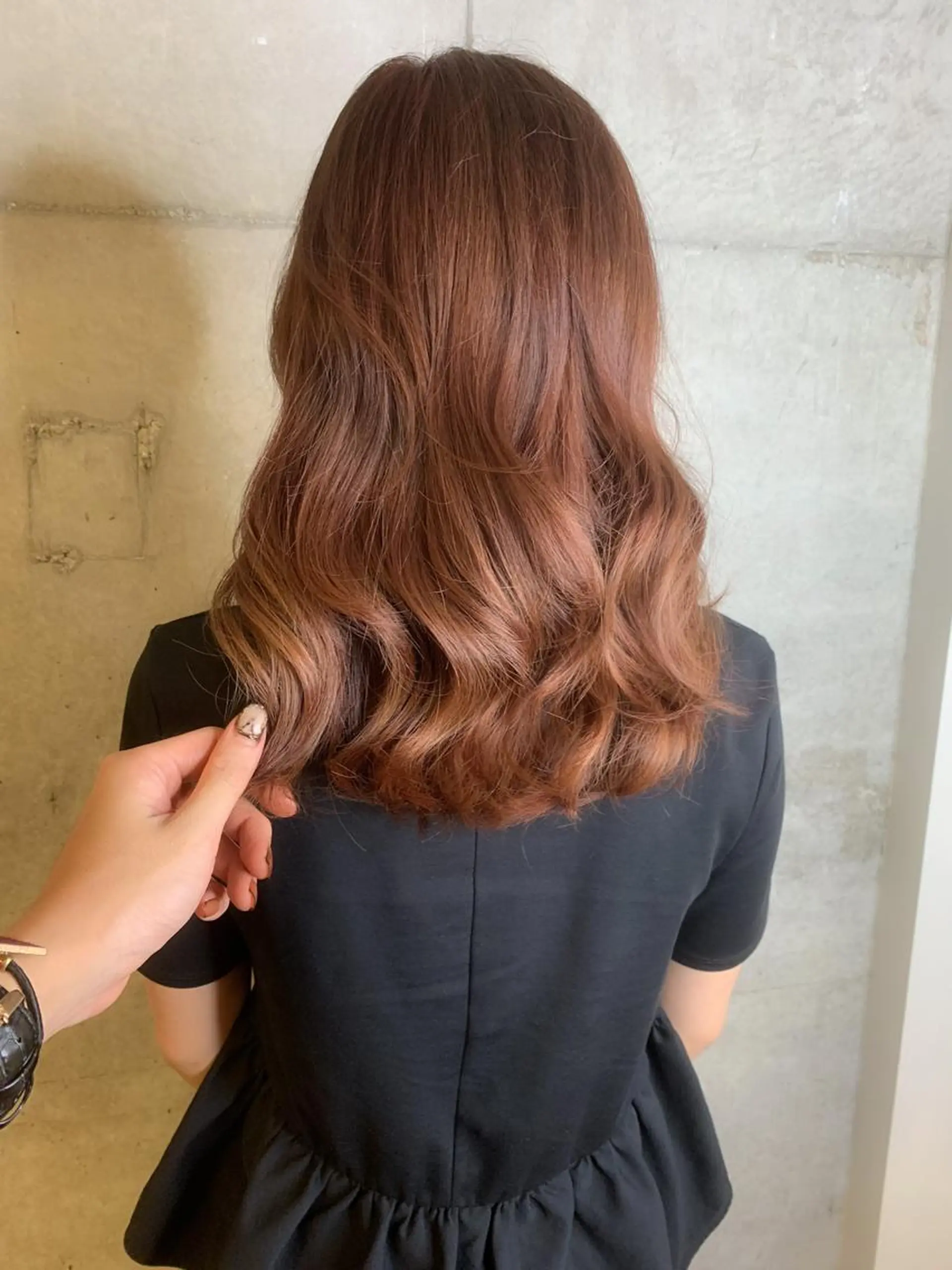 ロング カラー 💛ブリーチカラー /ブリーチ縮毛💛のヘアスタイル