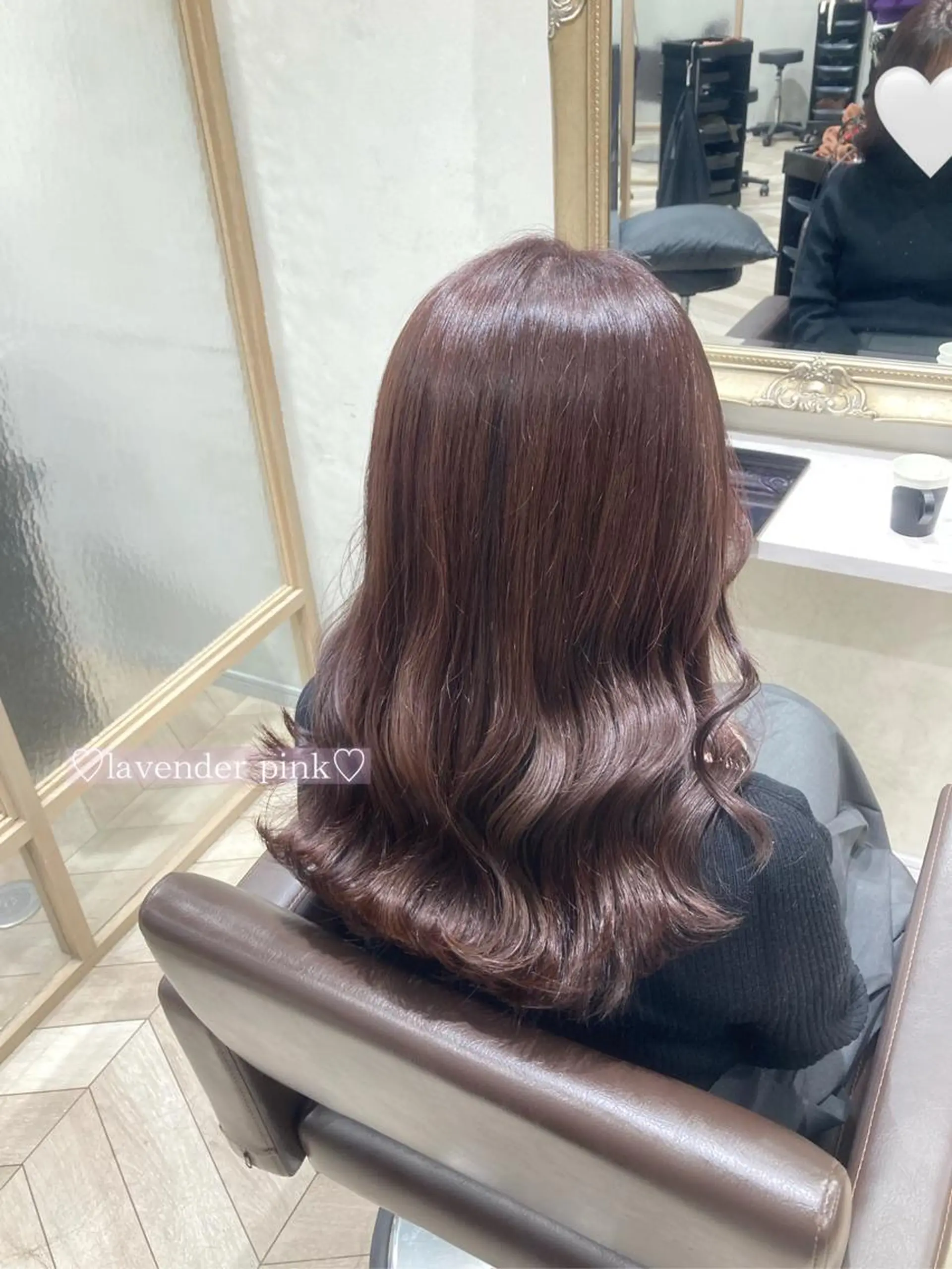 セミロング カラー 菅村 緋莉🎀ガーリーヘアのヘアスタイル