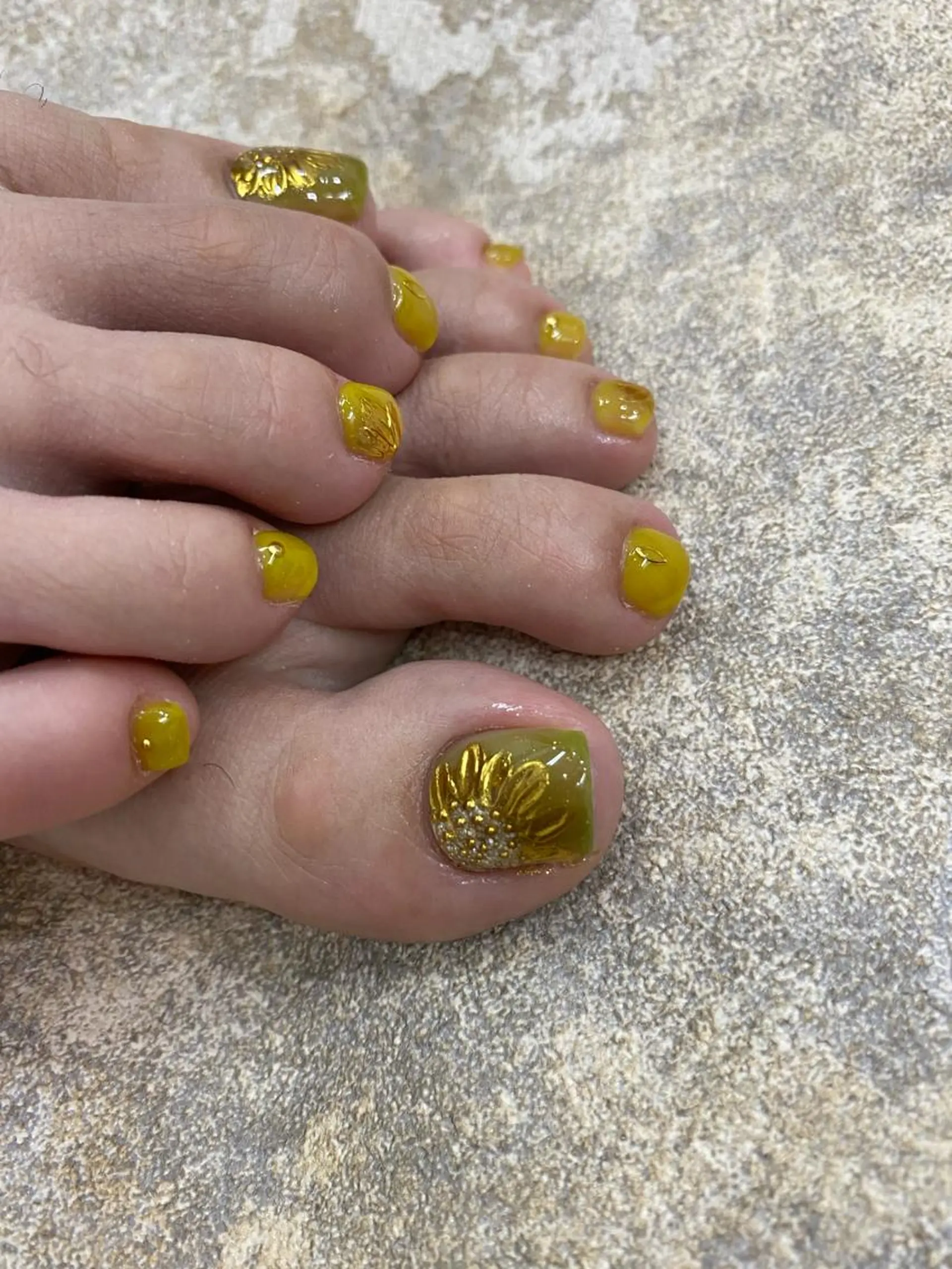ネイル フットネイル nailsalon ∞ ﾐｶﾅﾙ ∞のネイルデザイン