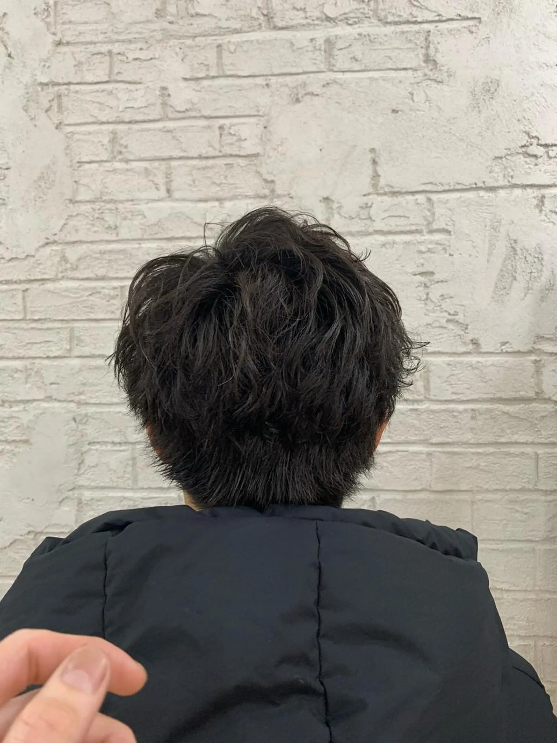 ショート メンズ メンズパーマ ブリーチ特化 ハイトーンRYOYAのヘアスタイル