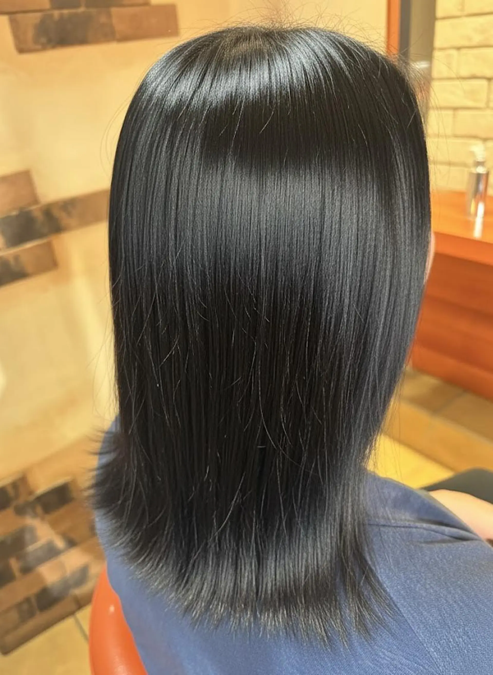 ミディアム カット ヘアカラー トリートメント ヘッドスパ flencia 丸 和博｜カットのヘアスタイル