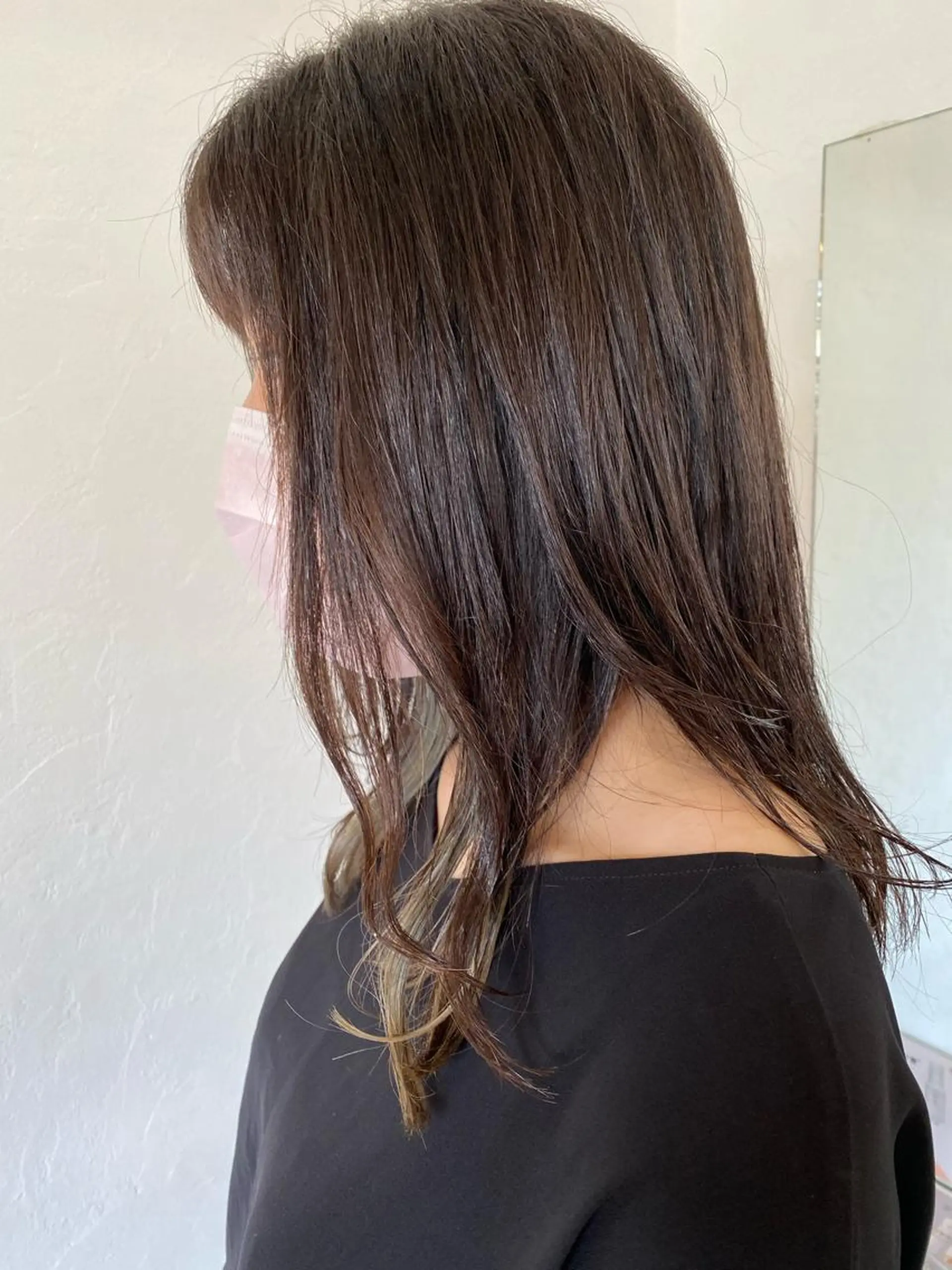 ロング カラー 黒田 凱斗のヘアスタイル