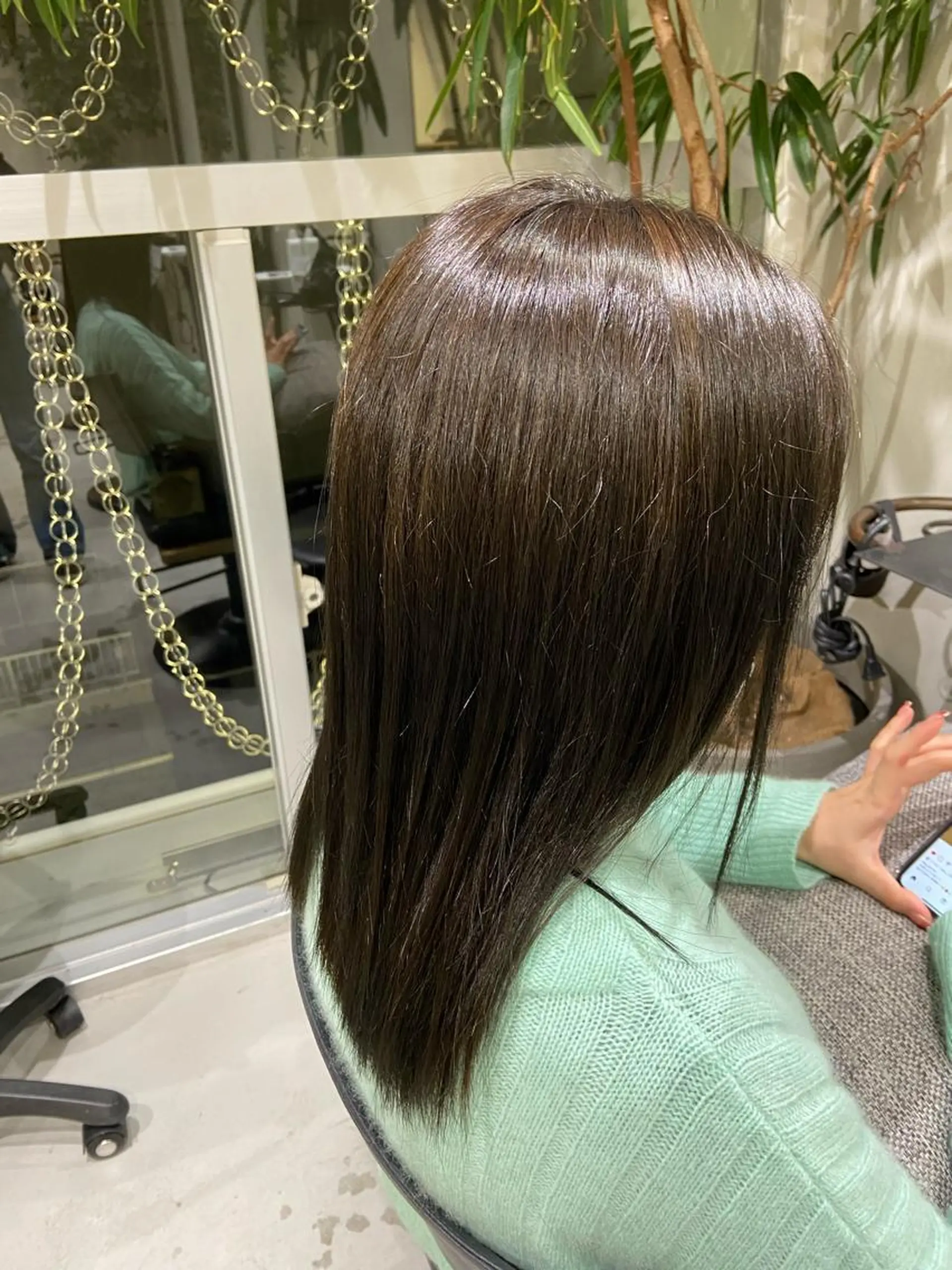 ショート カラー パーマ ストレートパーマ メンズパーマ💈藤田 晃志のヘアスタイル