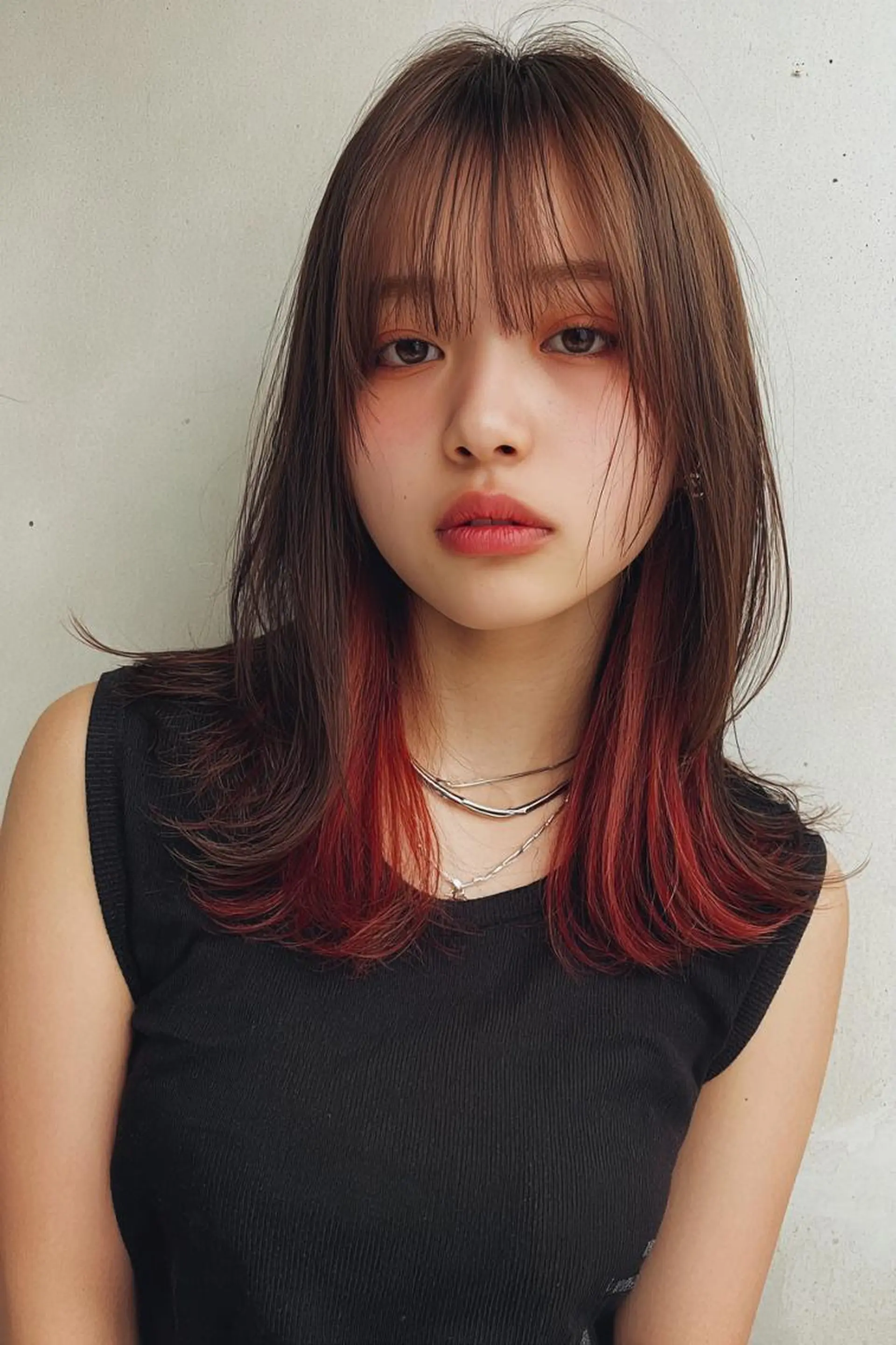 セミロング カラー ヘアカラー ✿YUNA✿ 《お手軽イメチェン》のヘアスタイル