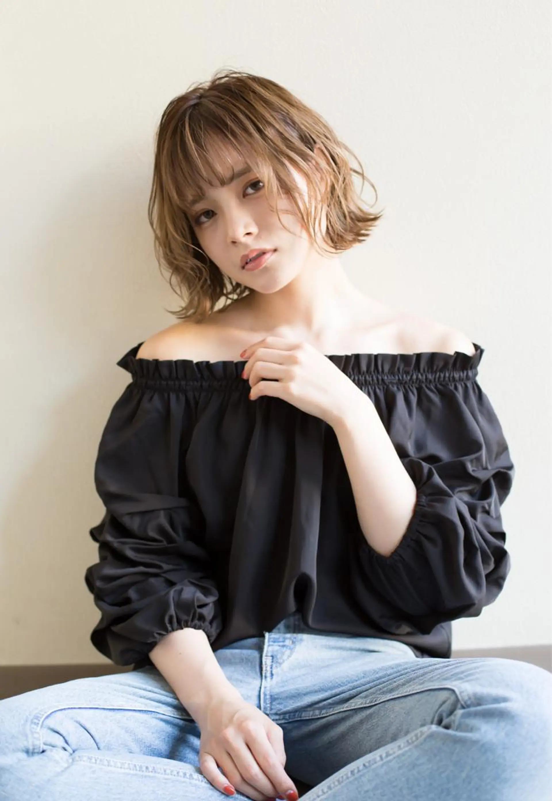 ミディアム 宮田 一宏のヘアスタイル