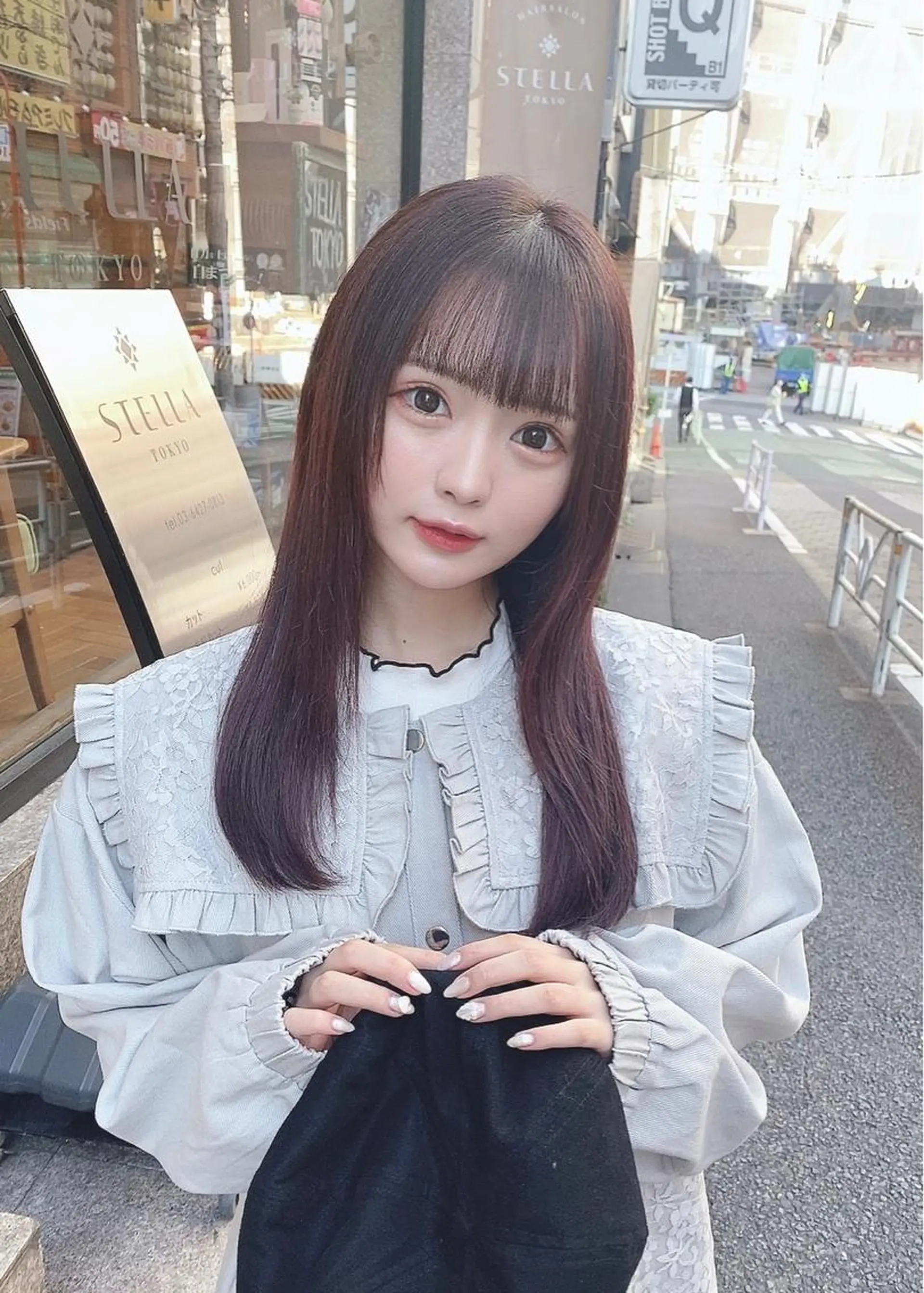 セミロング カラー ベージュカラー ピンクカラー ピンクベージュ LUMO所属・矢野 晃平のヘアスタイル