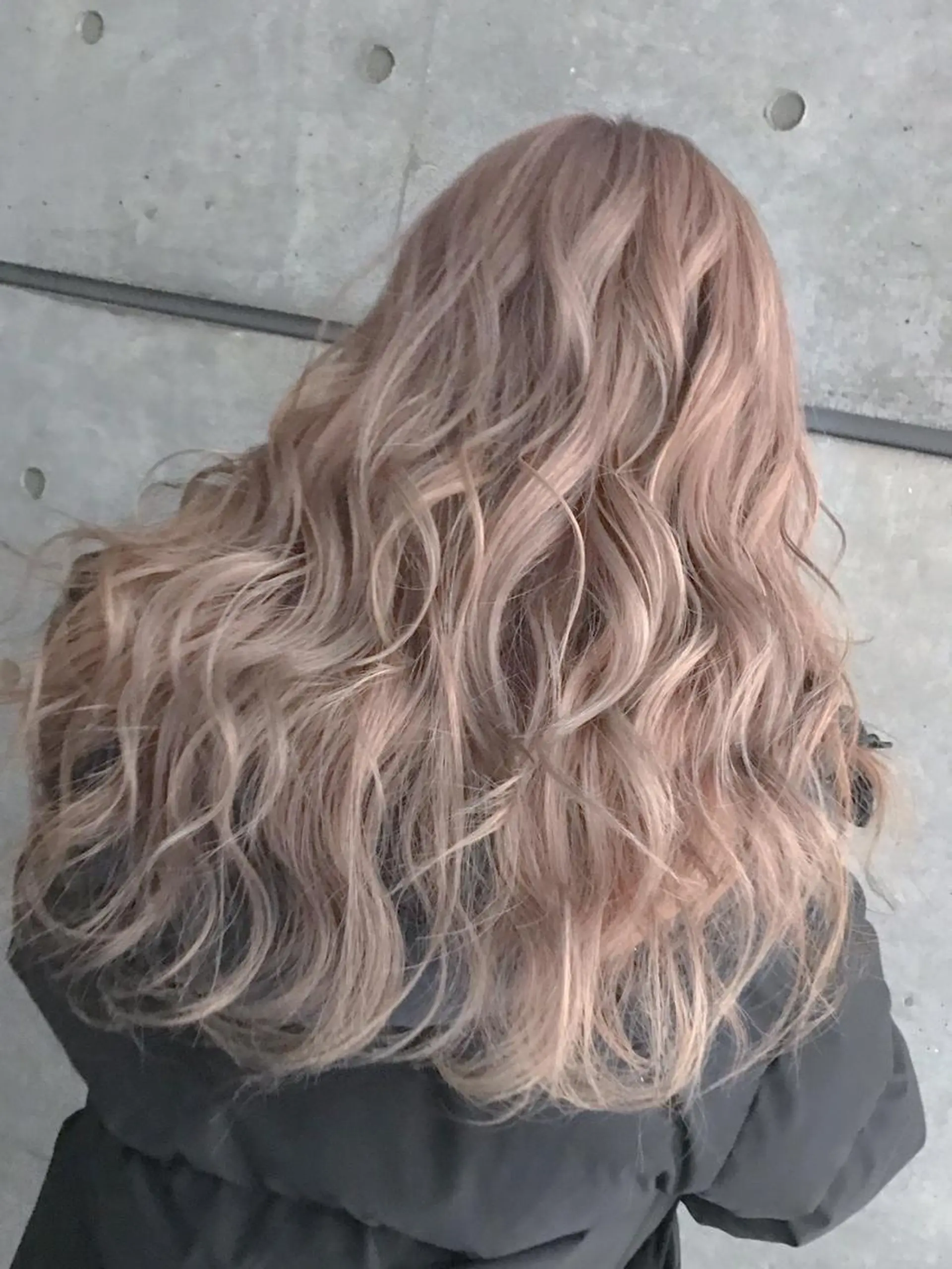 ロング カラー 最高級シールエクステ 💜Fave/あかねのヘアスタイル