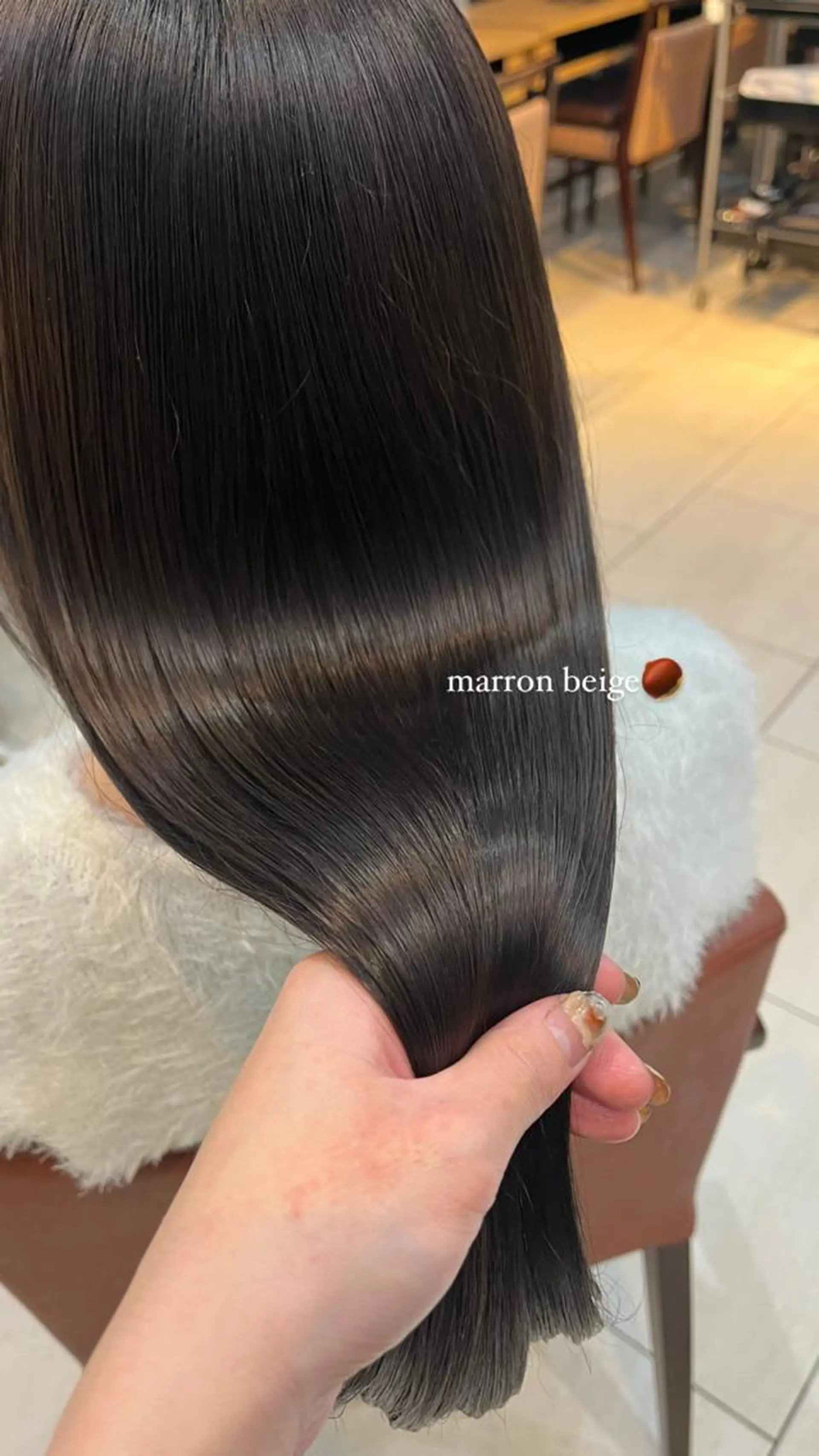 セミロング 🌸暖色カラー/ボブ 一色愛海🌸のヘアスタイル