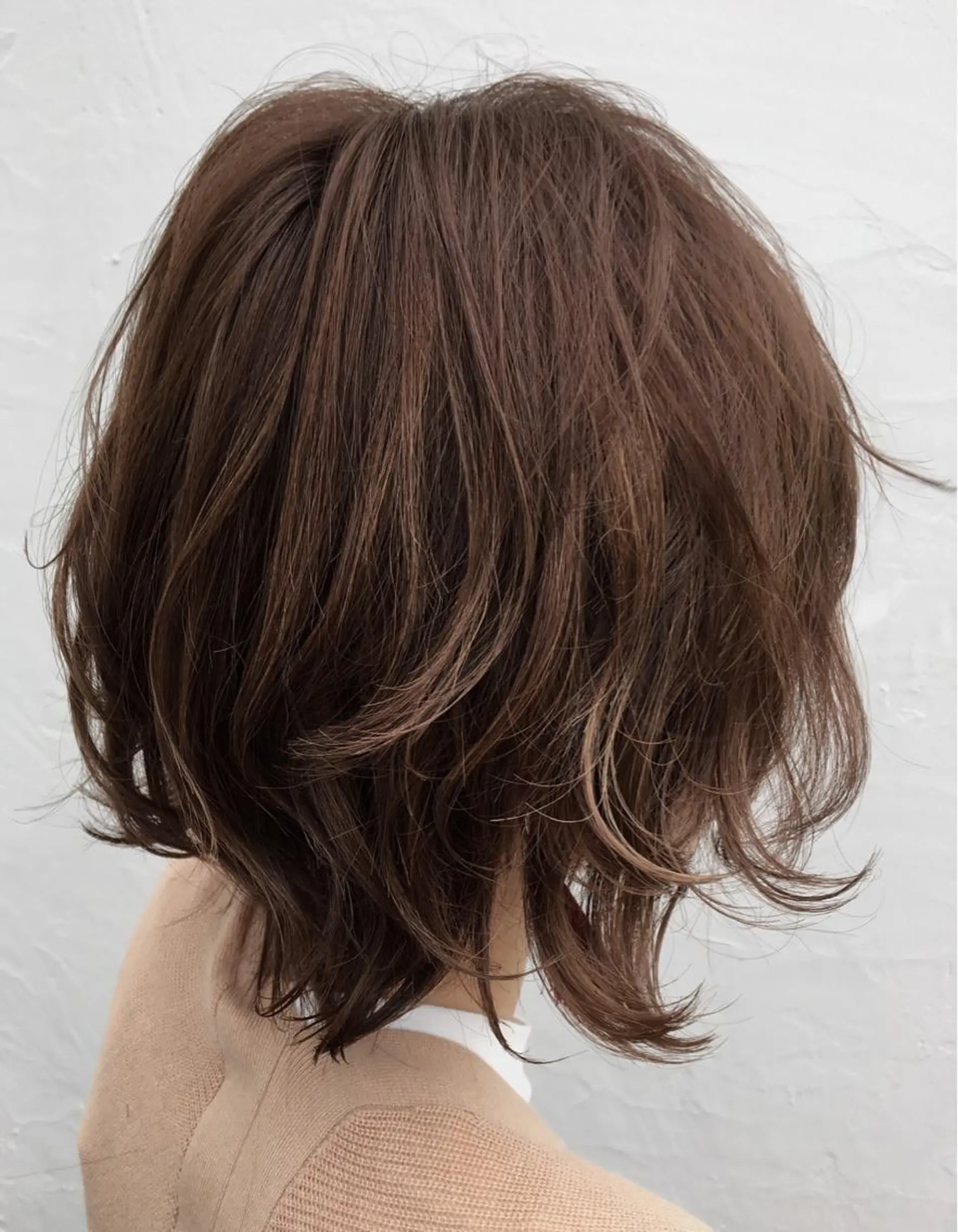 ショート ボブレイヤー ボブ レイヤーカット 川合 勇気のヘアスタイル