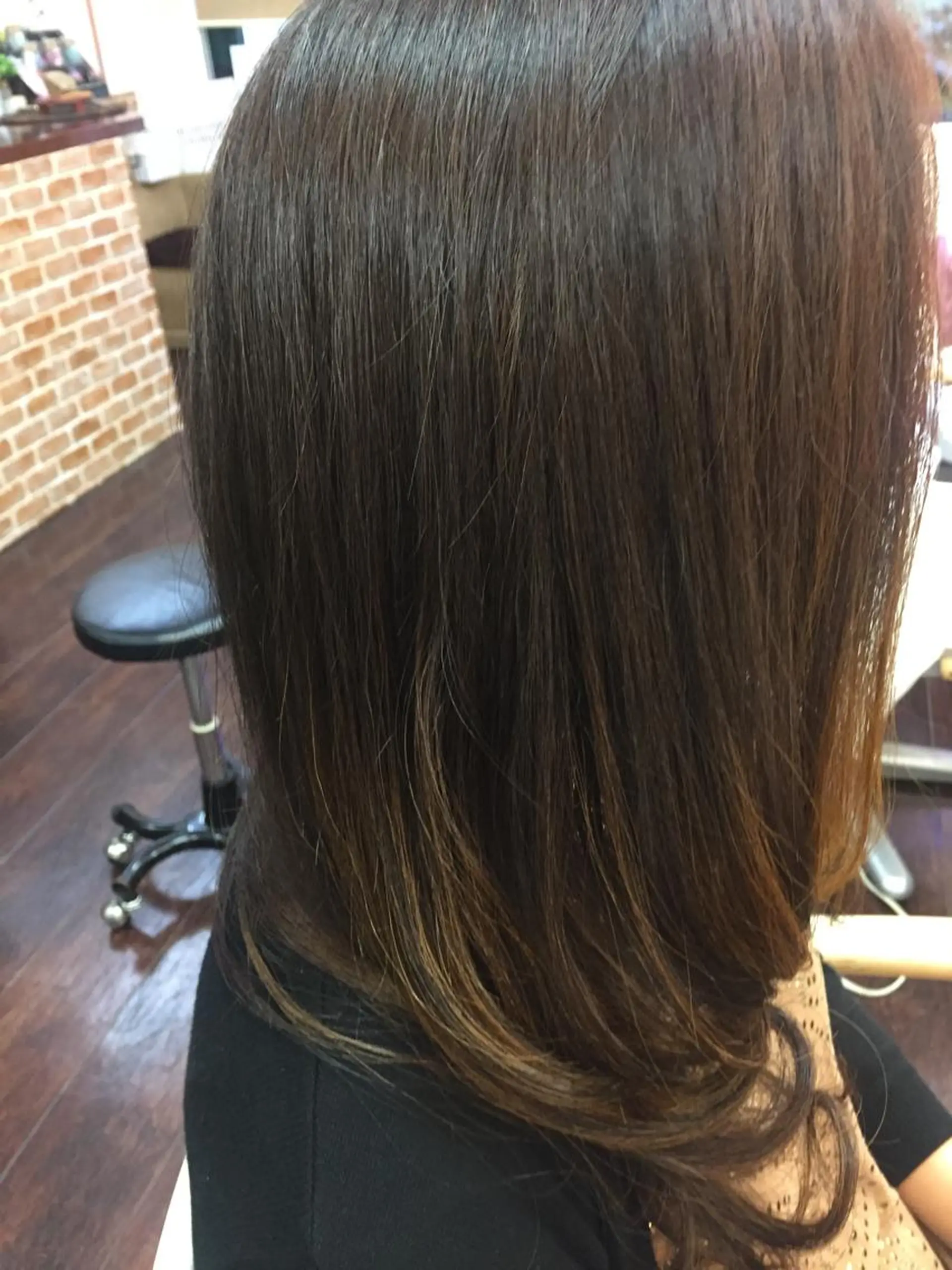 ロング カラー パーマ 桧山 真のヘアスタイル