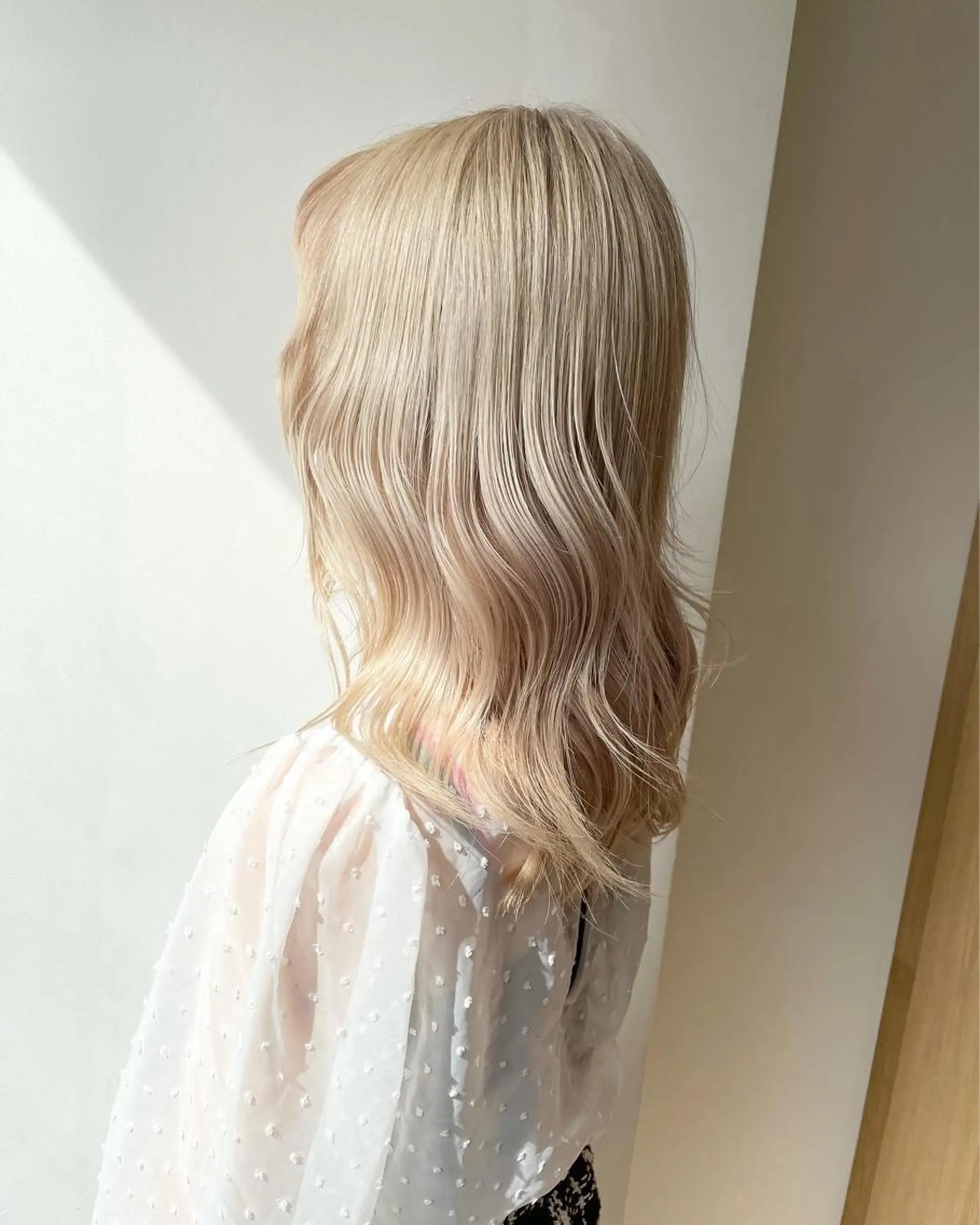 セミロング カラー ヘアカラー トリートメント レイヤー/ハッシュ 渋谷/サッタのヘアスタイル