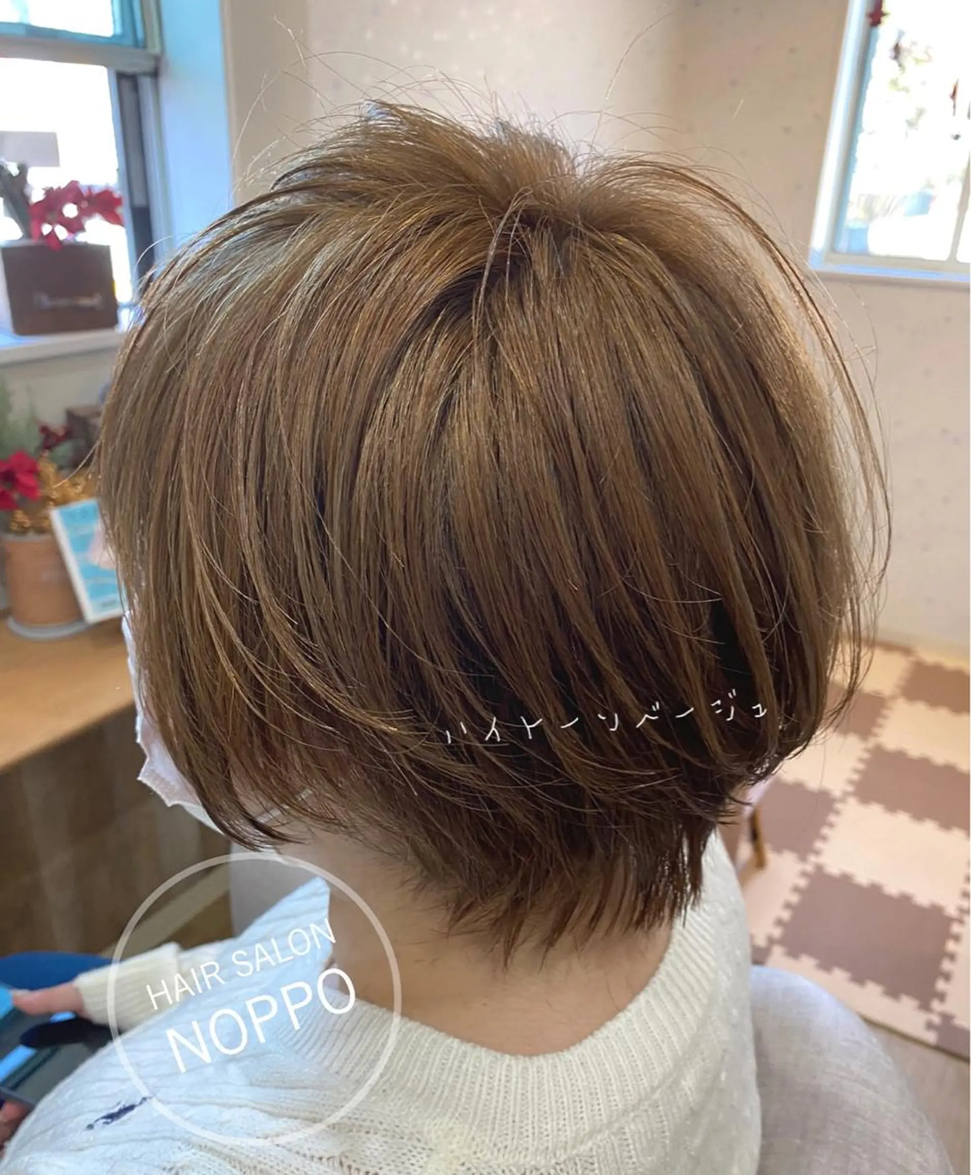 ショート カラー NOPPO 和泉市 美容室/奥村 飛鳥のヘアスタイル
