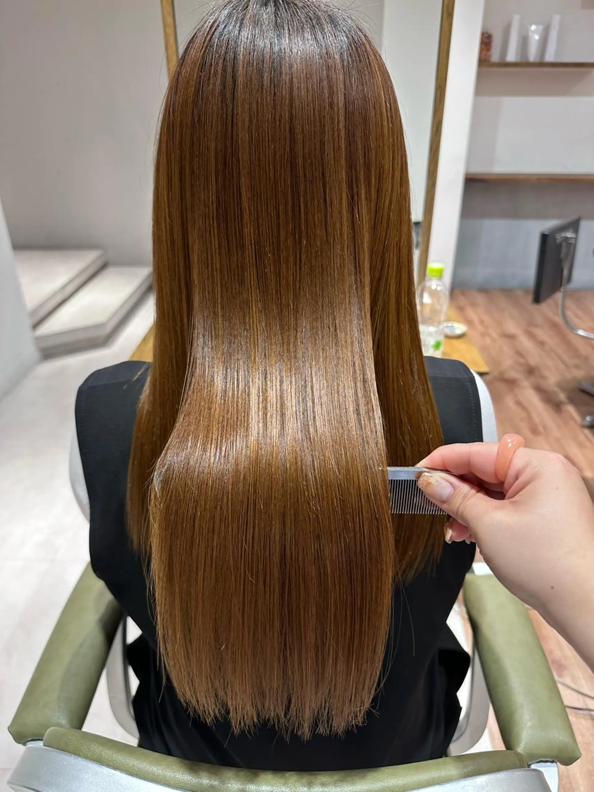 ロング パーマ カット 縮毛矯正 トリートメント ◎モチマル チアキ◎のヘアスタイル