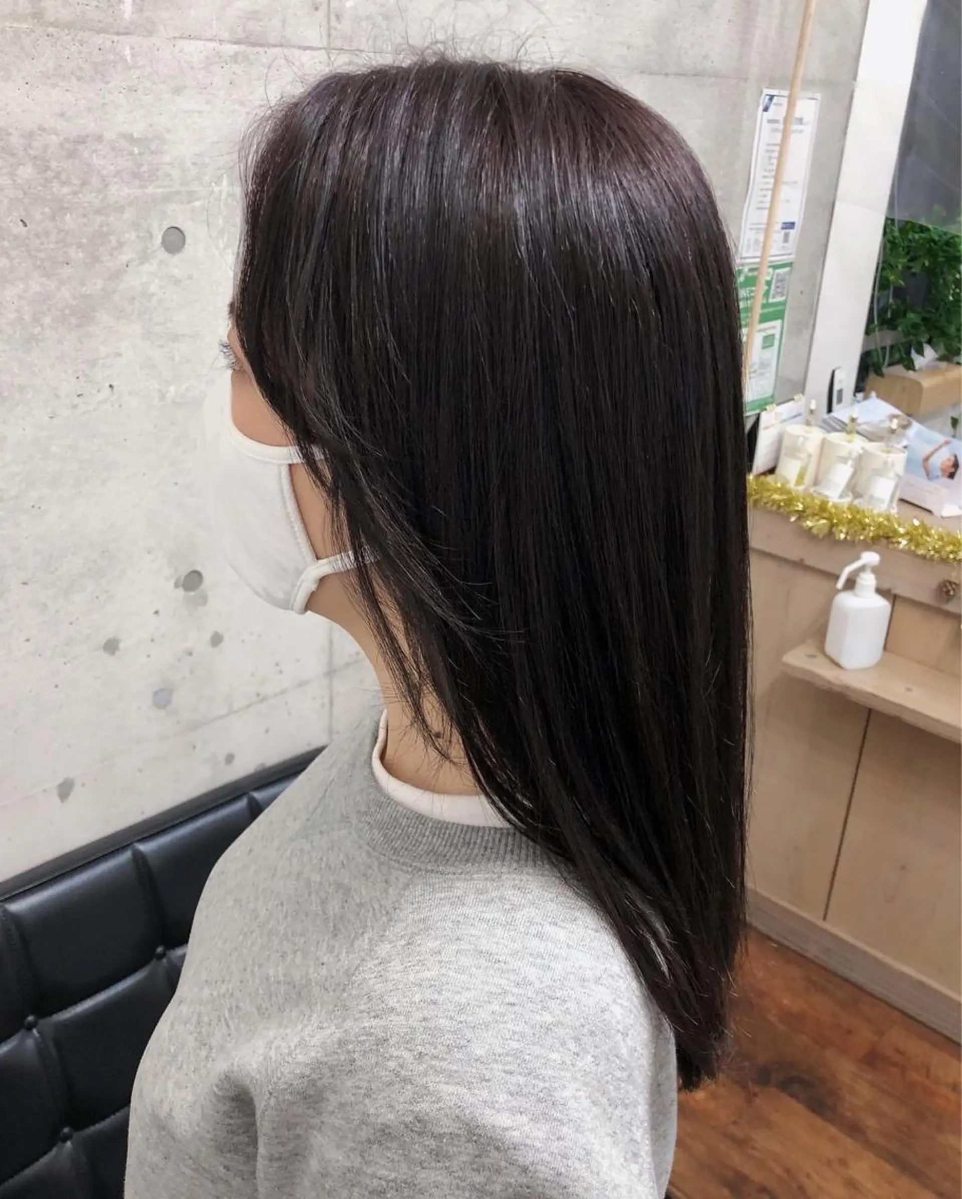 セミロング アッシュ MeL 横浜/ ＭＩＨＯのヘアスタイル