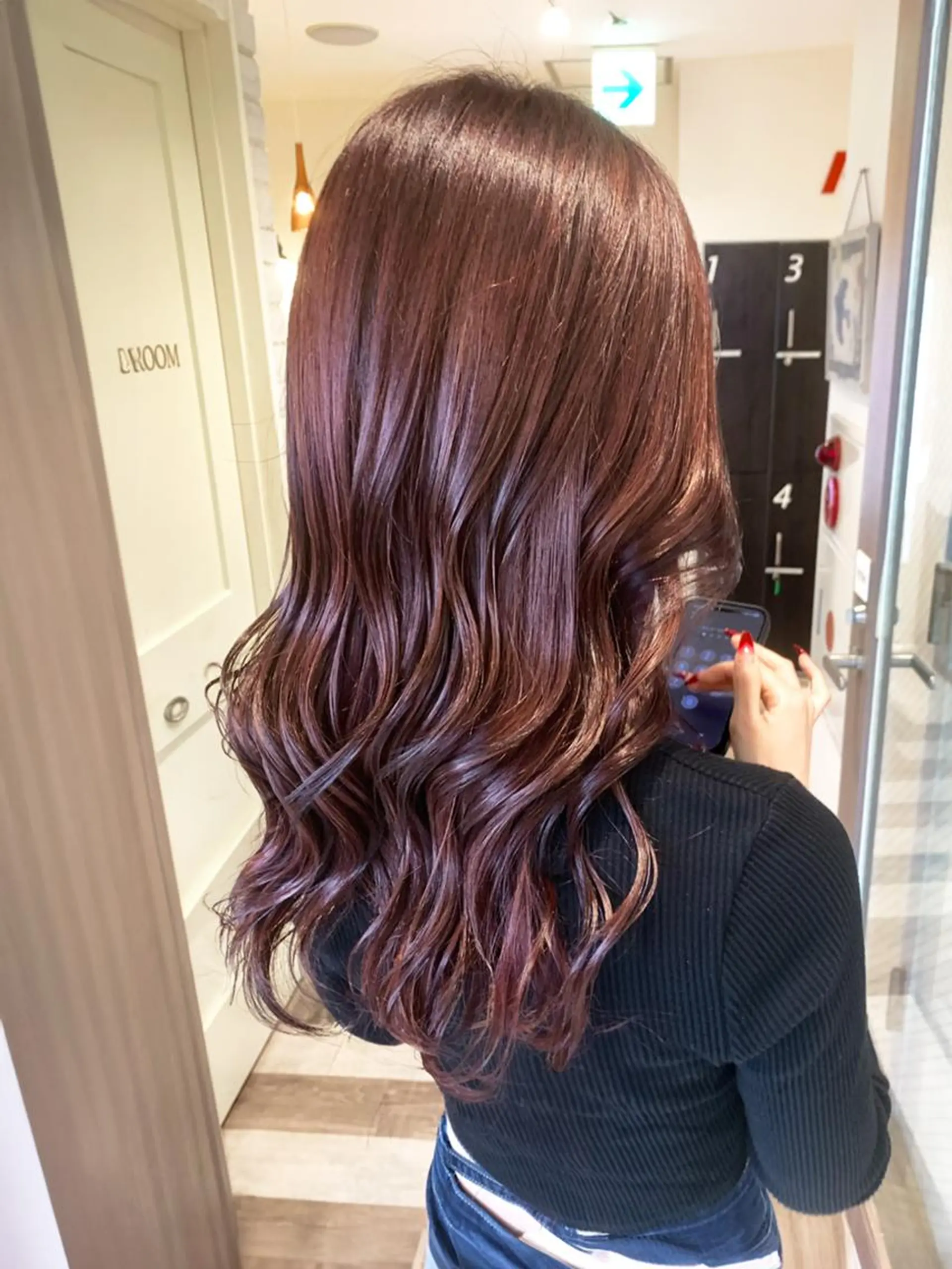 セミロング カラー 原田 英希のヘアスタイル