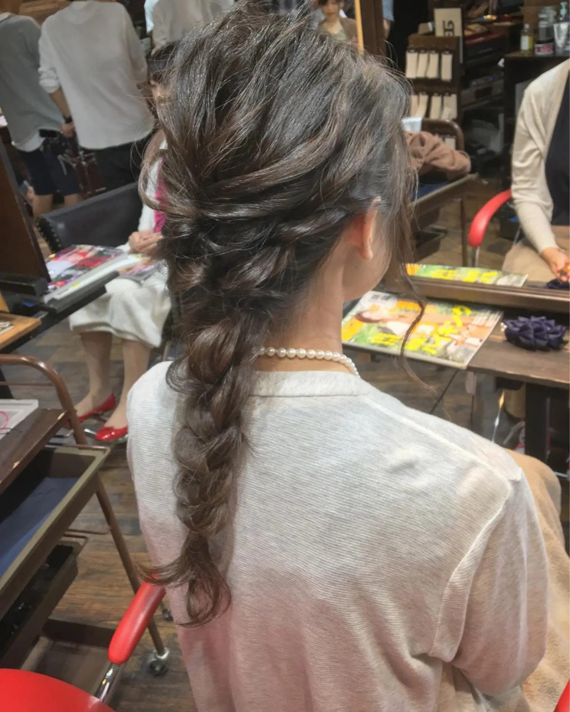 ロング ヘアアレンジ 川名 充✂️のヘアスタイル
