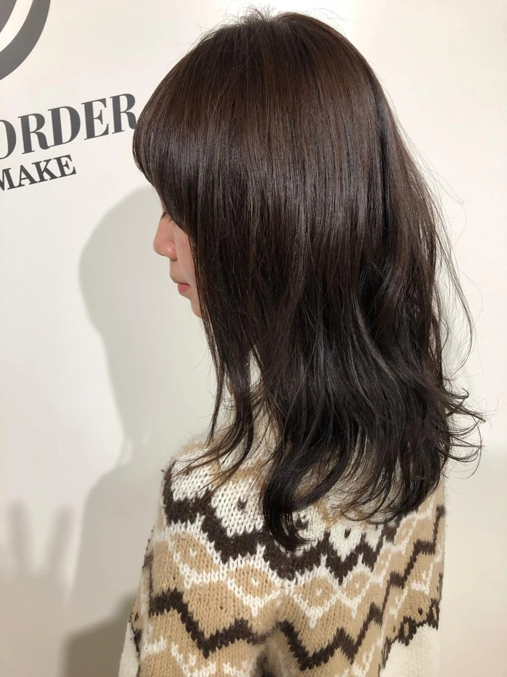 カラー グレージュ イルミナカラー reverie【レヴリー】所属・夜23時まで予約🉑 reverieあきらのヘアスタイル