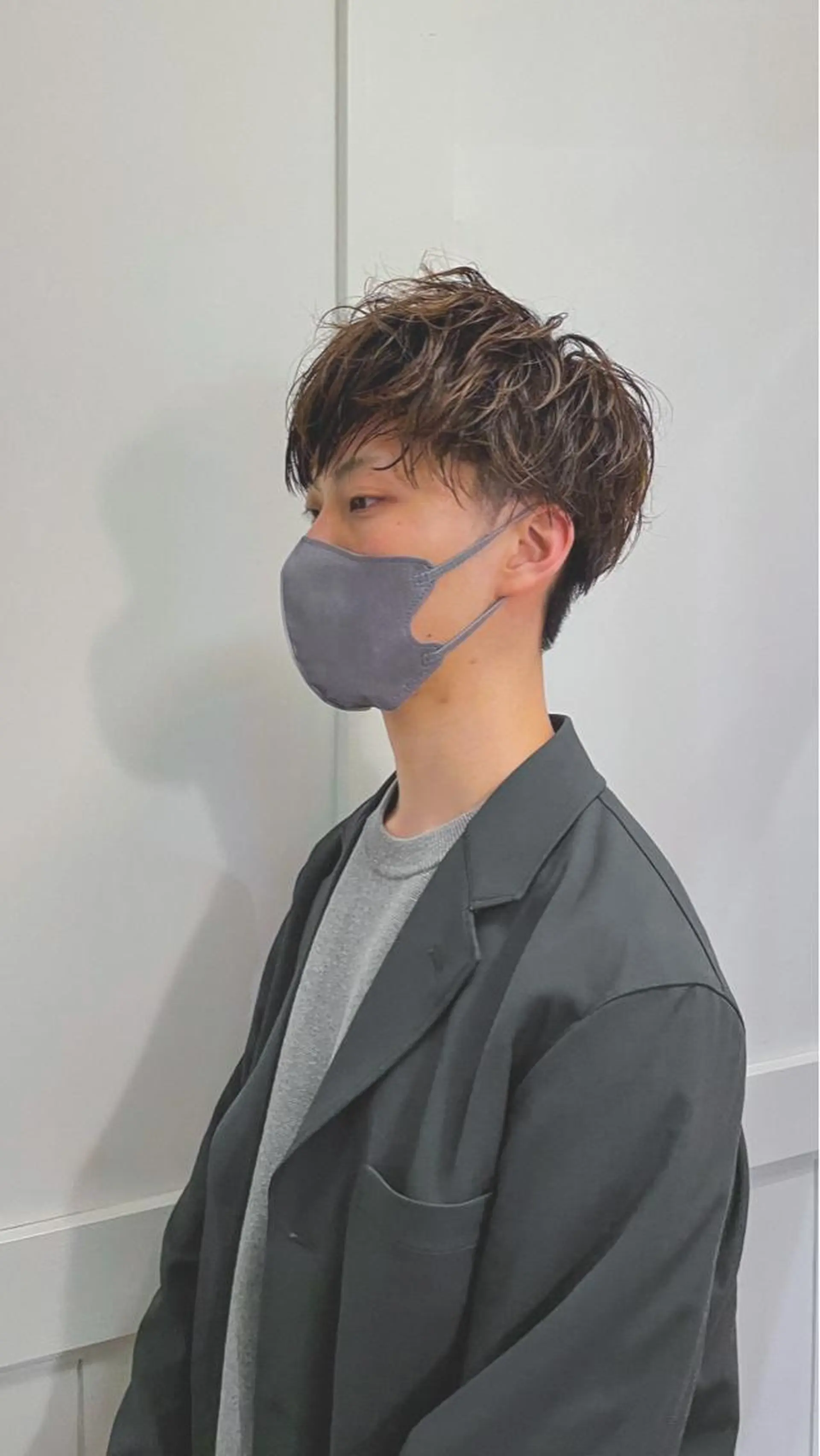 ショート パーマ メンズ 吉田 浩太郎のヘアスタイル