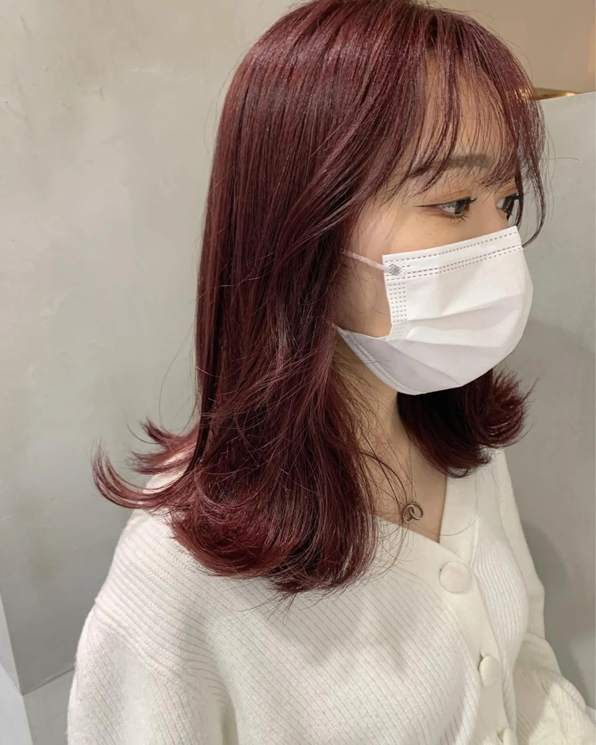 ミディアム カラー minami🪷 暖色カラーのヘアスタイル