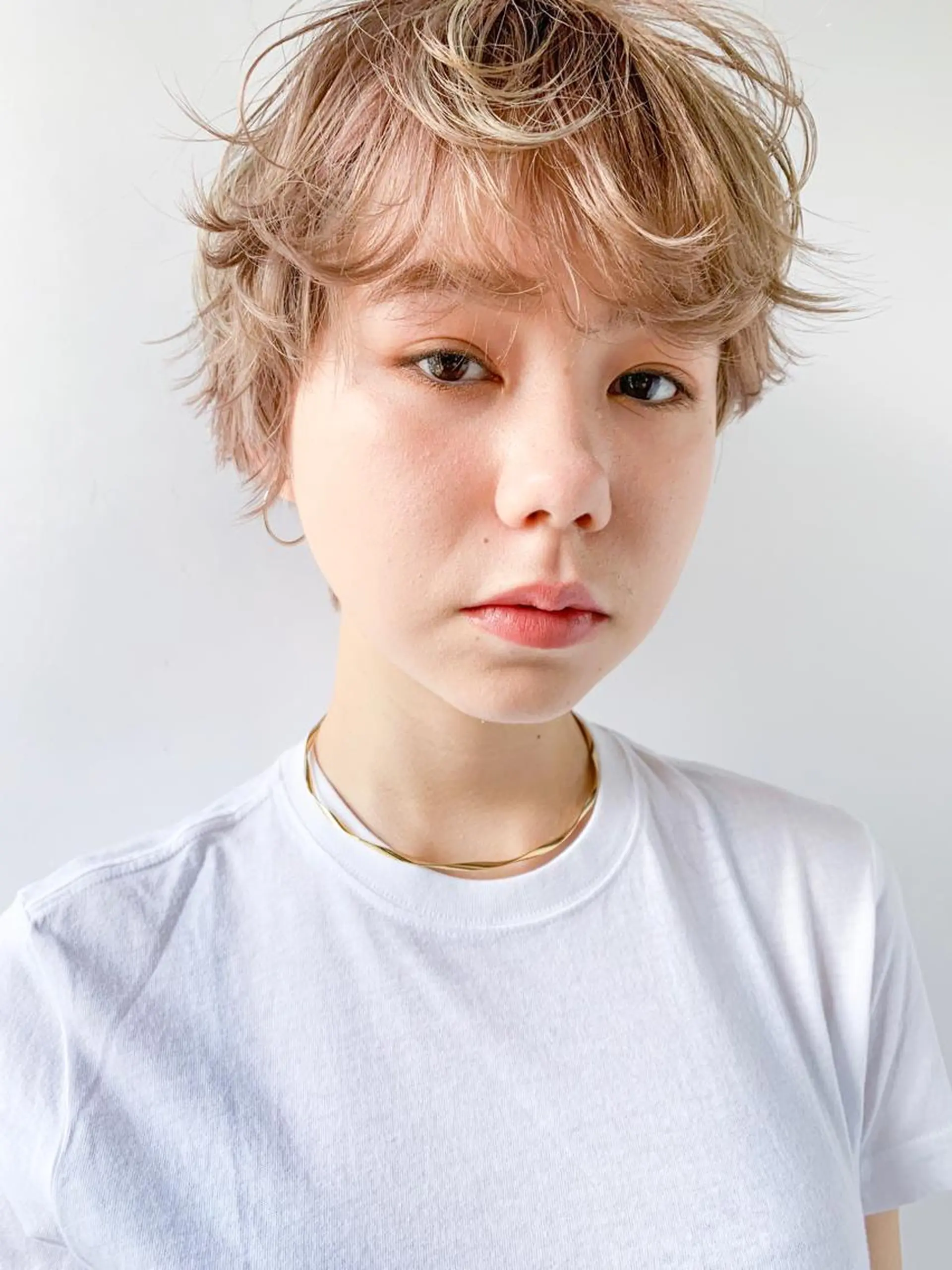 ショート カラー ベージュカラー 透明感カラー ハイトーンカラー ミルクティーベージュ ショートヘア topstylist fukudaのその他イメージ