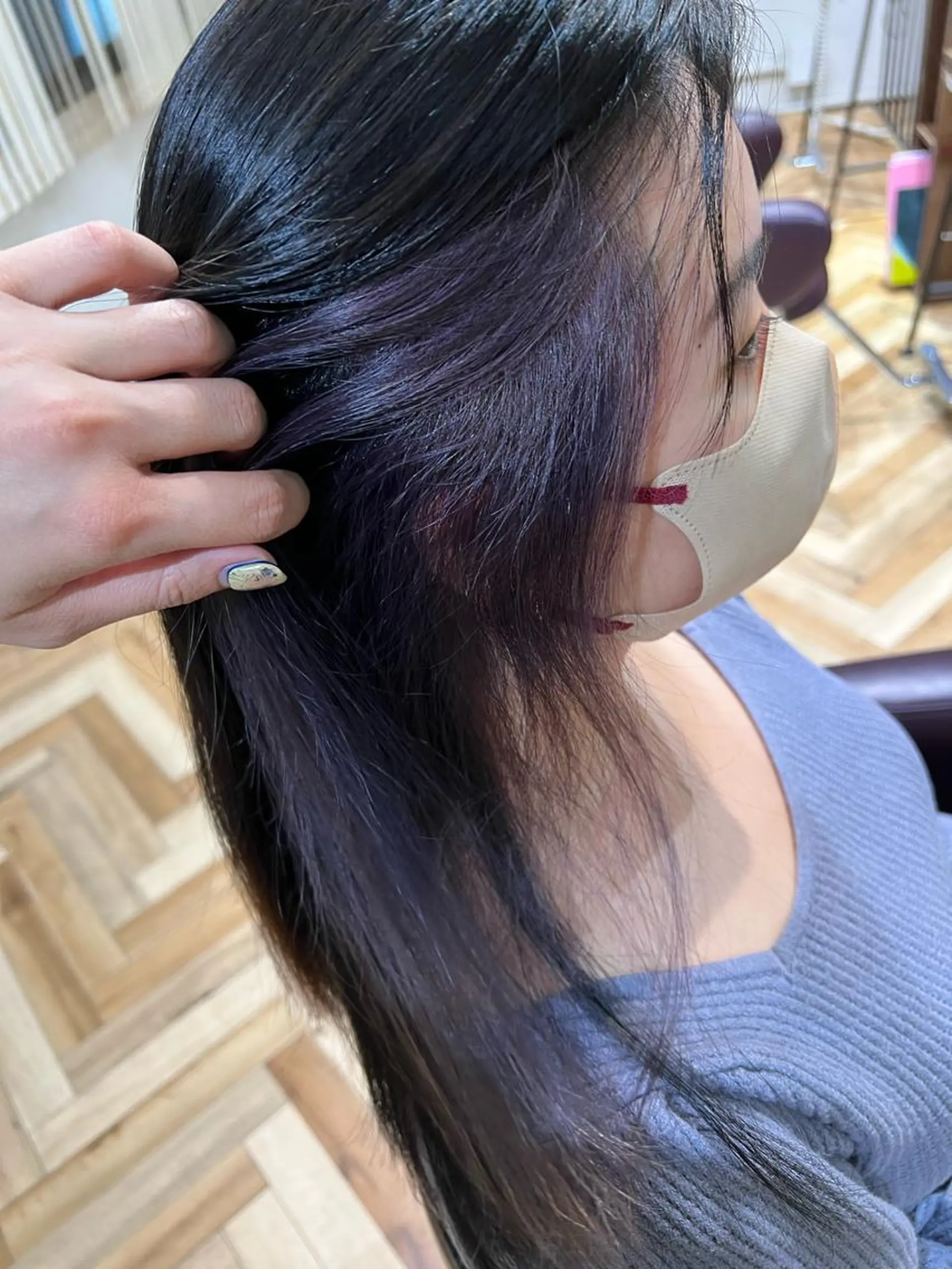 ロング カラー 🌞レイヤー×カラー 前川那津美🌞のヘアスタイル