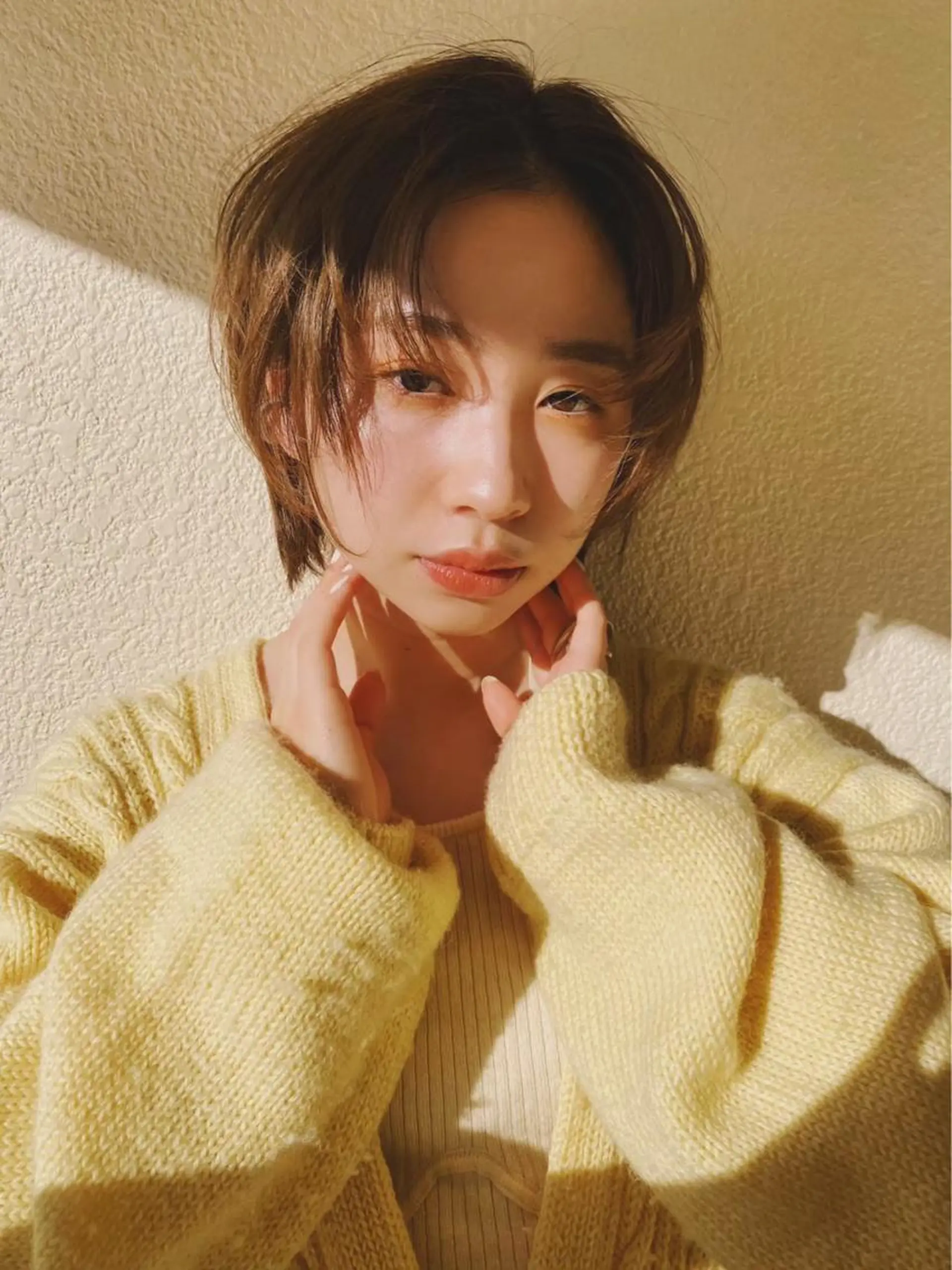 ショート 🎀透明感× 暖色カラーつな🎀のヘアスタイル