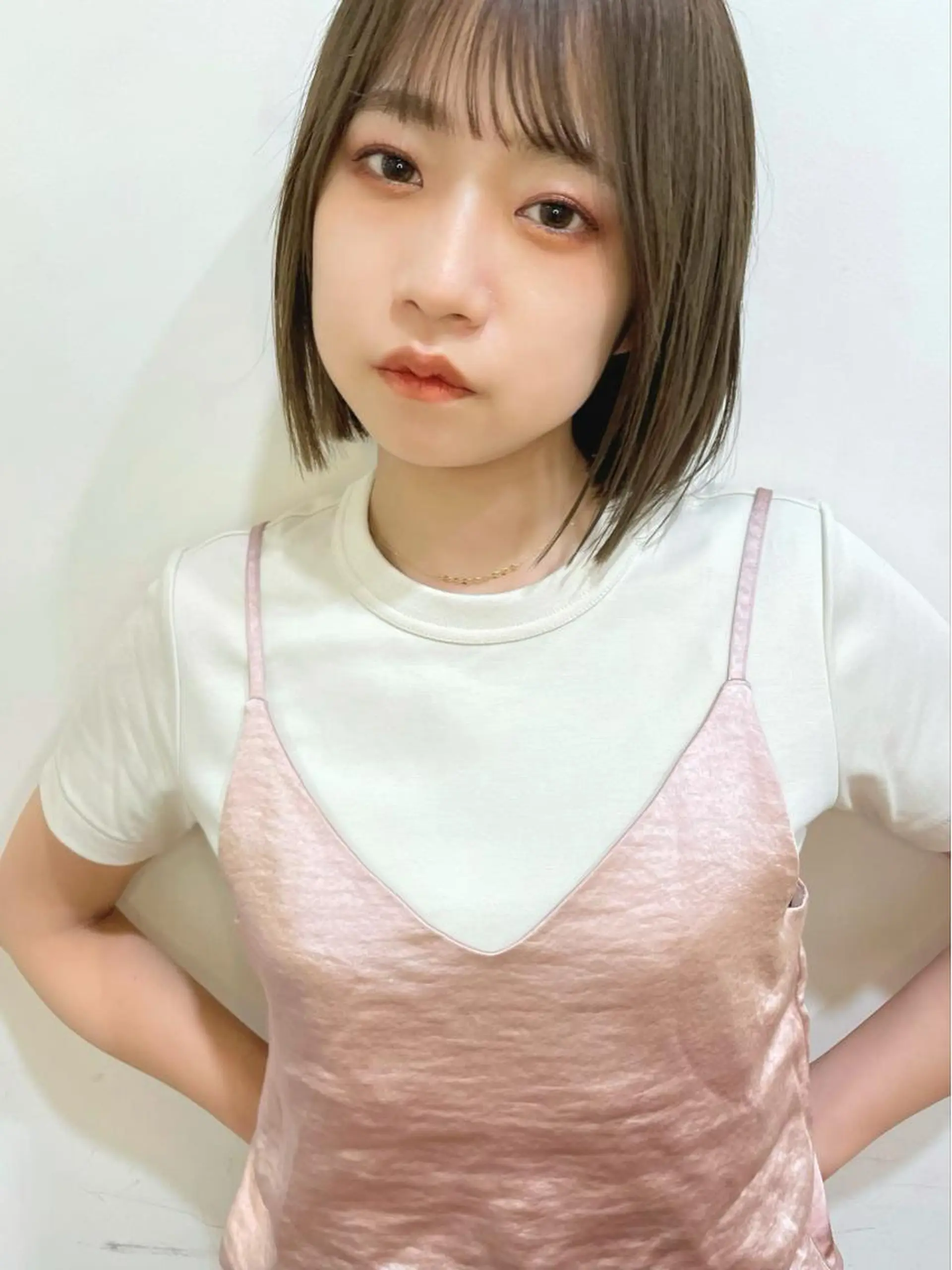 ショート パーマ 似合わせカット 小顔カット ストレートパーマ カット 縮毛矯正 結べるレイヤーボブ くびれLady表参道のヘアスタイル