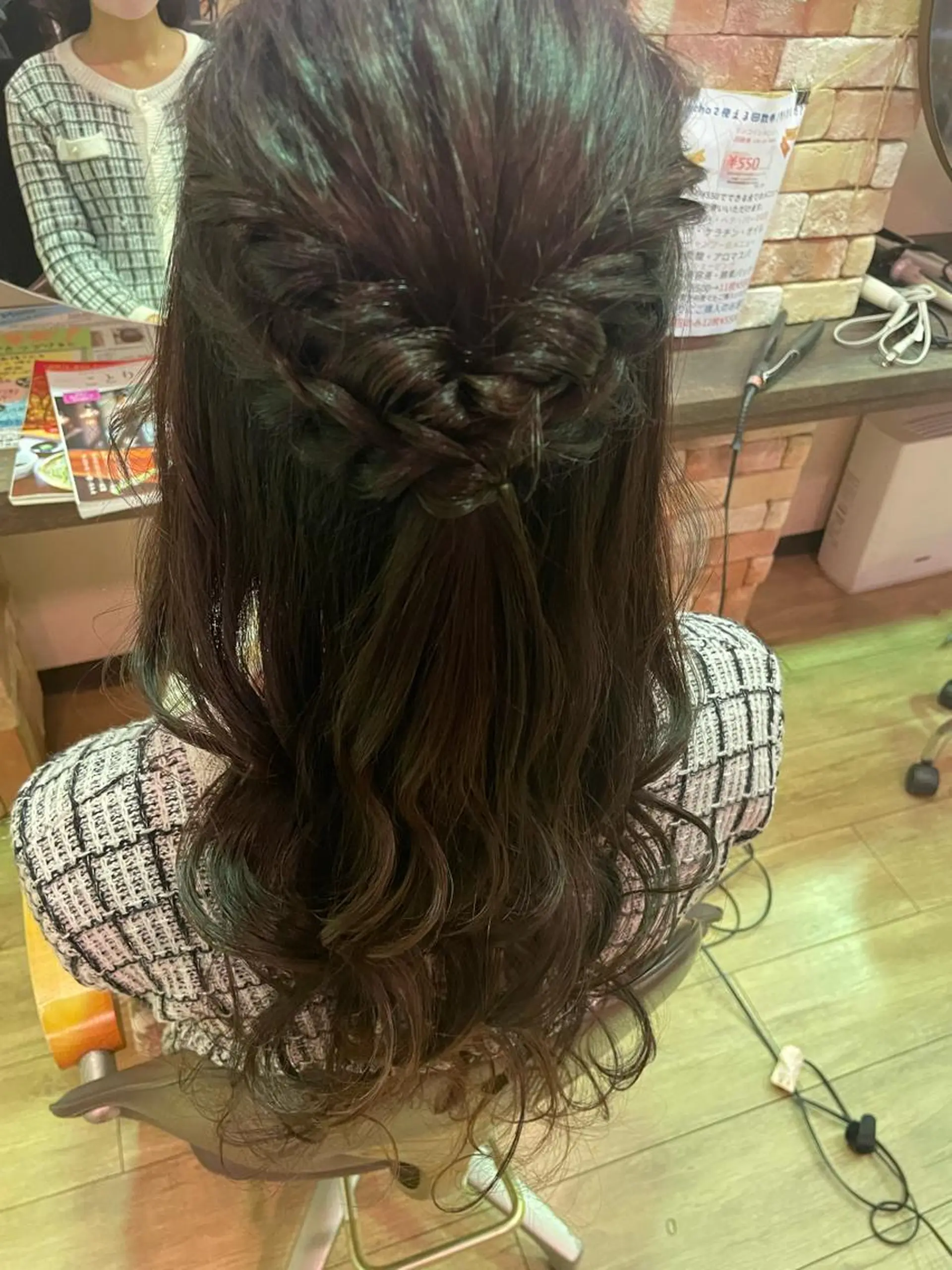 ヘアアレンジ hair make echo滿木あい花のヘアスタイル