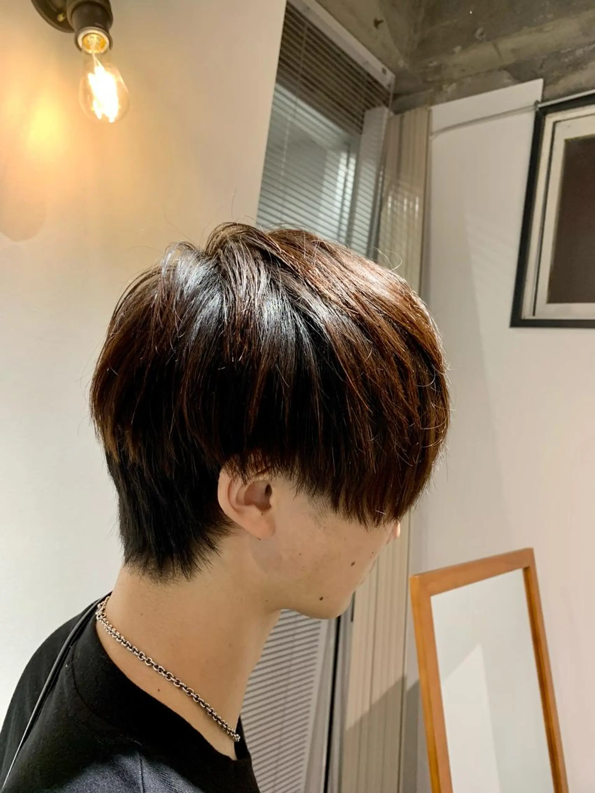 メンズ マッシュウルフ マッシュ メンズウルフカット ウルフカット THEDAY所属・ショート特化✂︎門脇 ~広がらない髪へ~のヘアスタイル