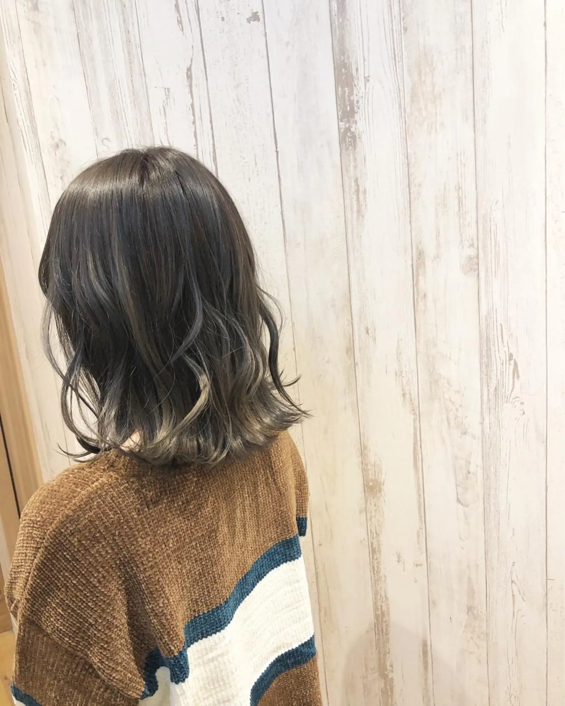 ミディアム カラー アディクシーカラー 透明感カラー カット ヘアカラー 松田 和樹のヘアスタイル