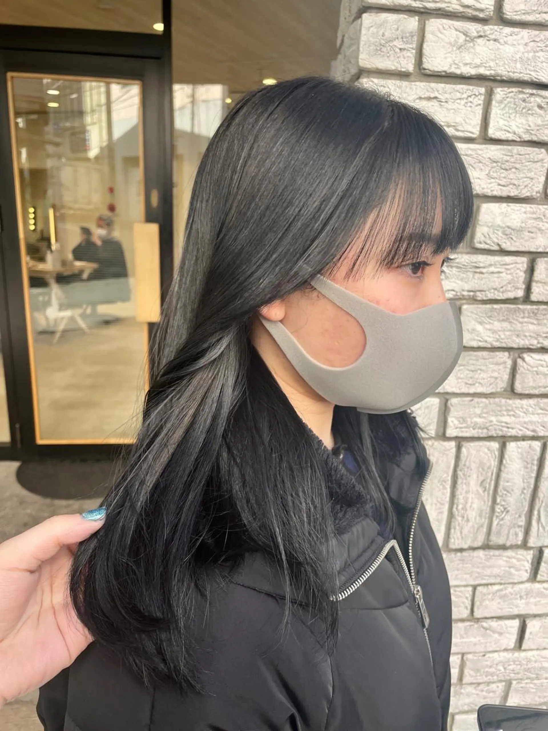 ミディアム カラー ブルーカラー カラー/レイヤー/ 髪質改善/PAAQのヘアスタイル