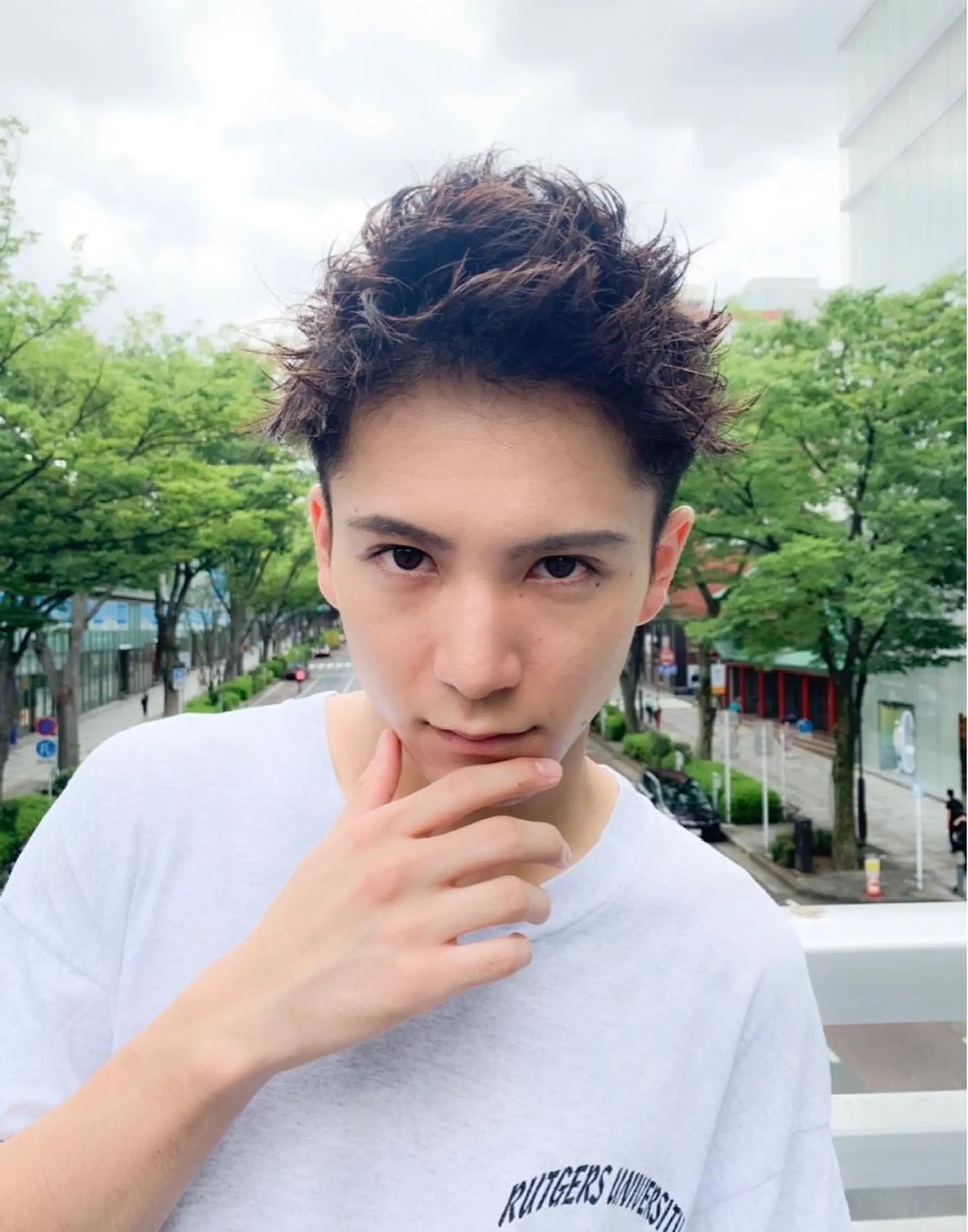 ショート ヘアカラー トリートメント ヘアセット メンズヘア特化/ アキラのヘアスタイル