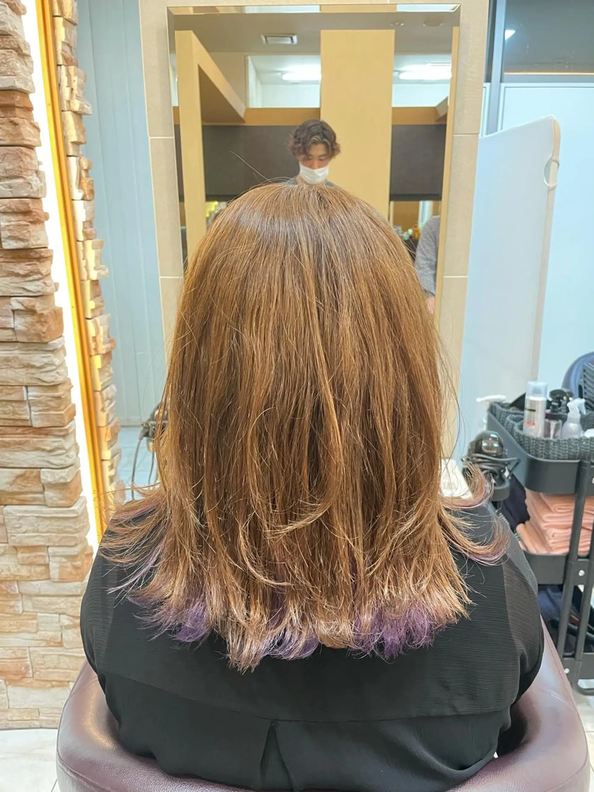 セミロング 新籾 尚哉のヘアスタイル