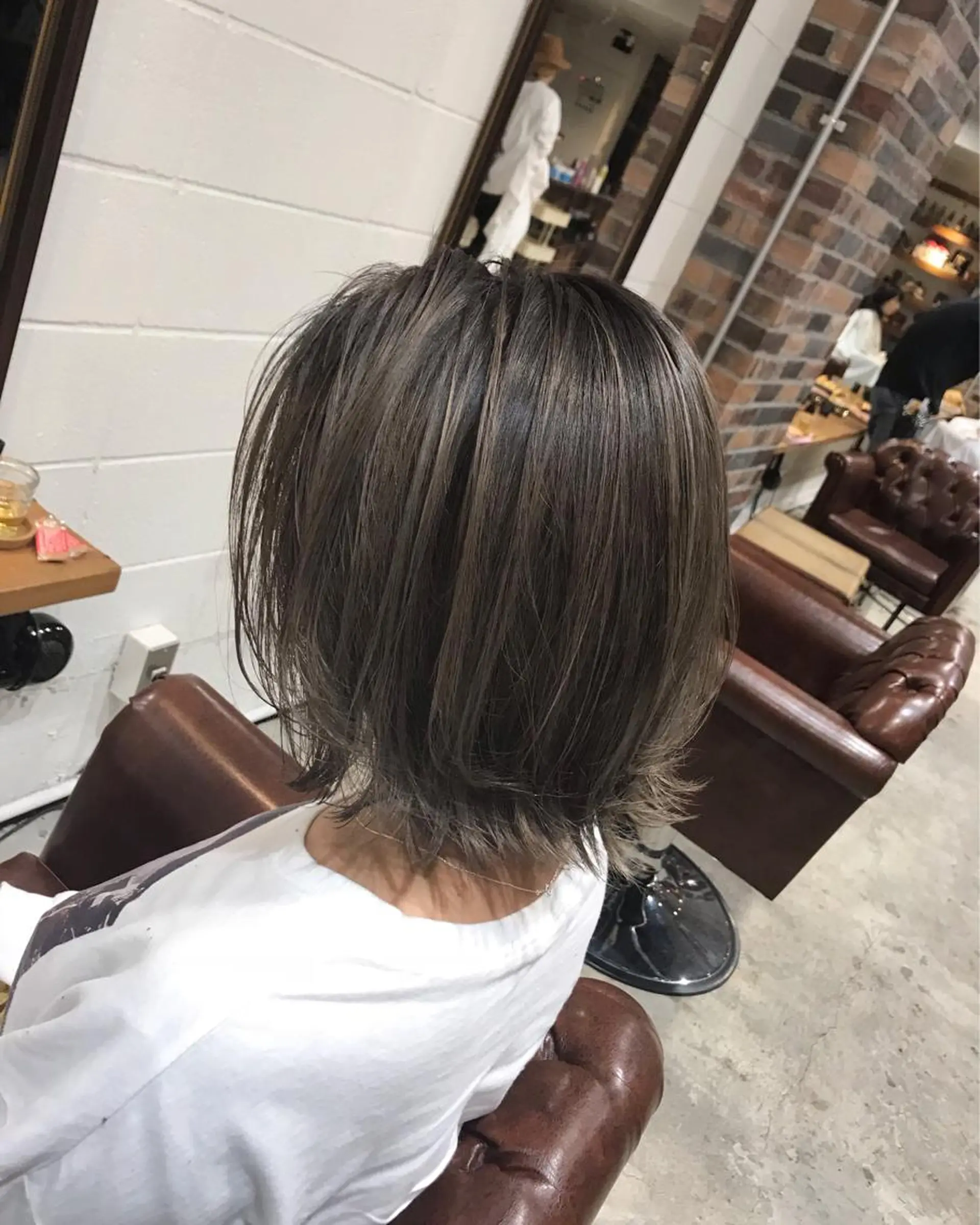 ミディアム カラー パーマ ヘアアレンジ メンズ キッズ メンズバレイヤージュ バレイヤージュ レイヤーカット Forest. -髪質改善-のヘアスタイル