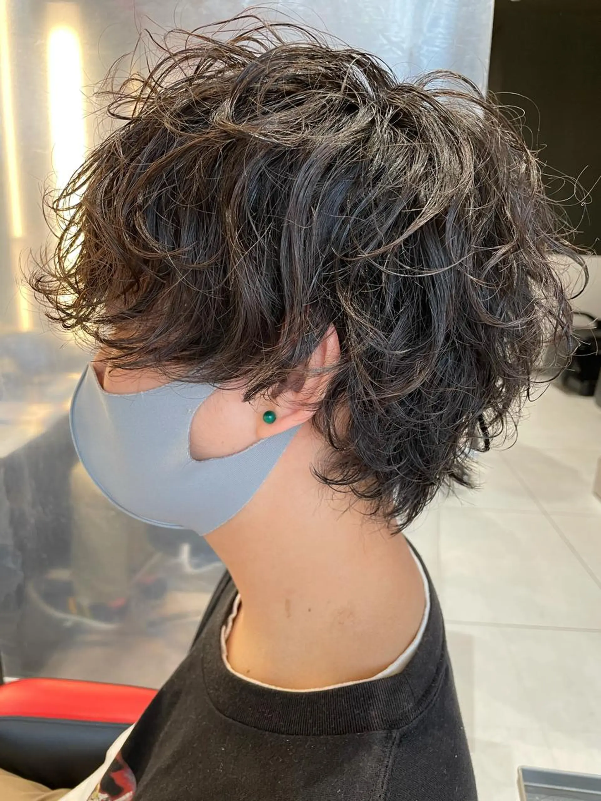 ショート パーマ メンズ メンズヘア特化 崎田 成人のヘアスタイル