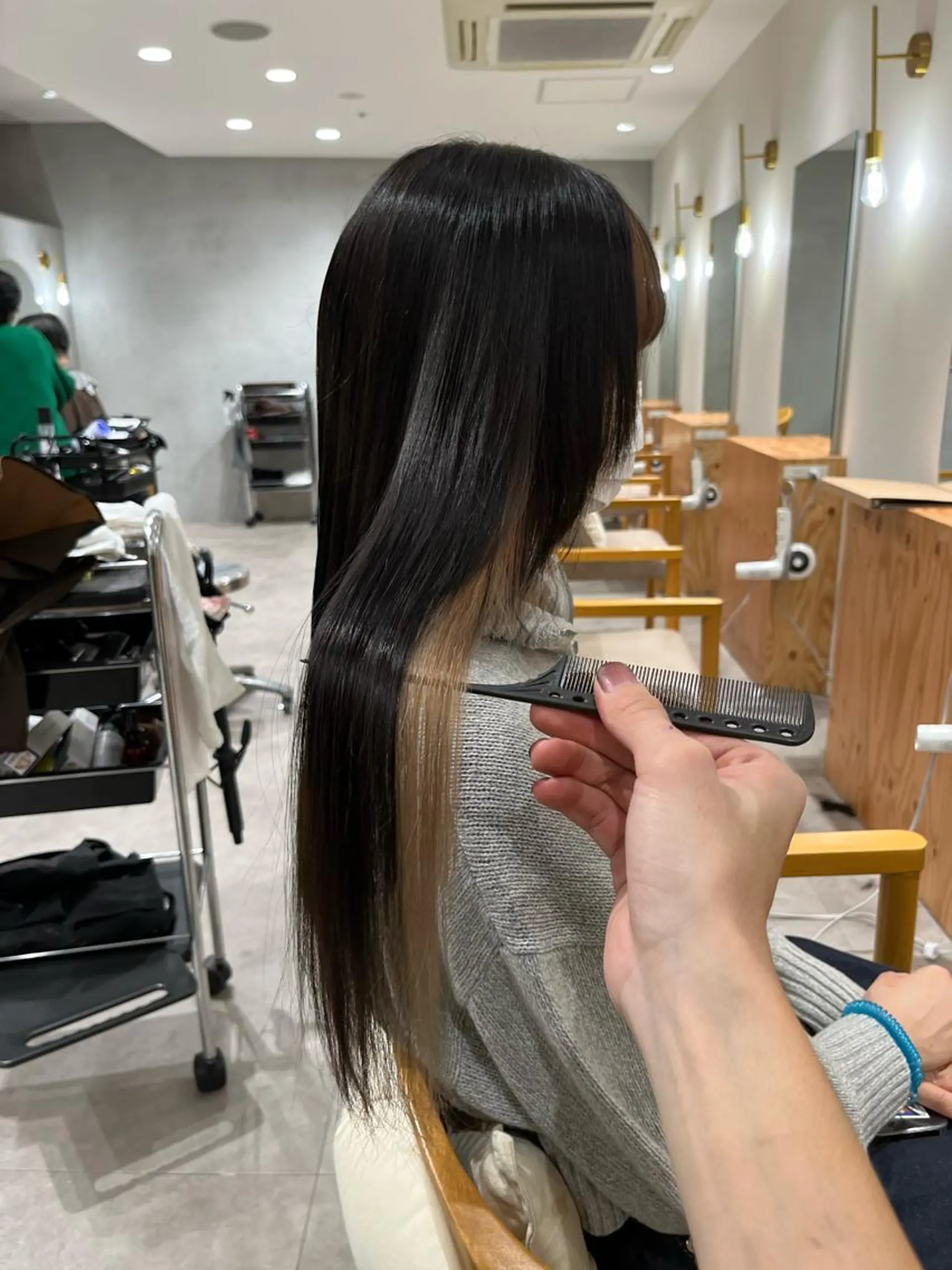 カラー カット ヘアカラー 河原 楓樹のヘアスタイル