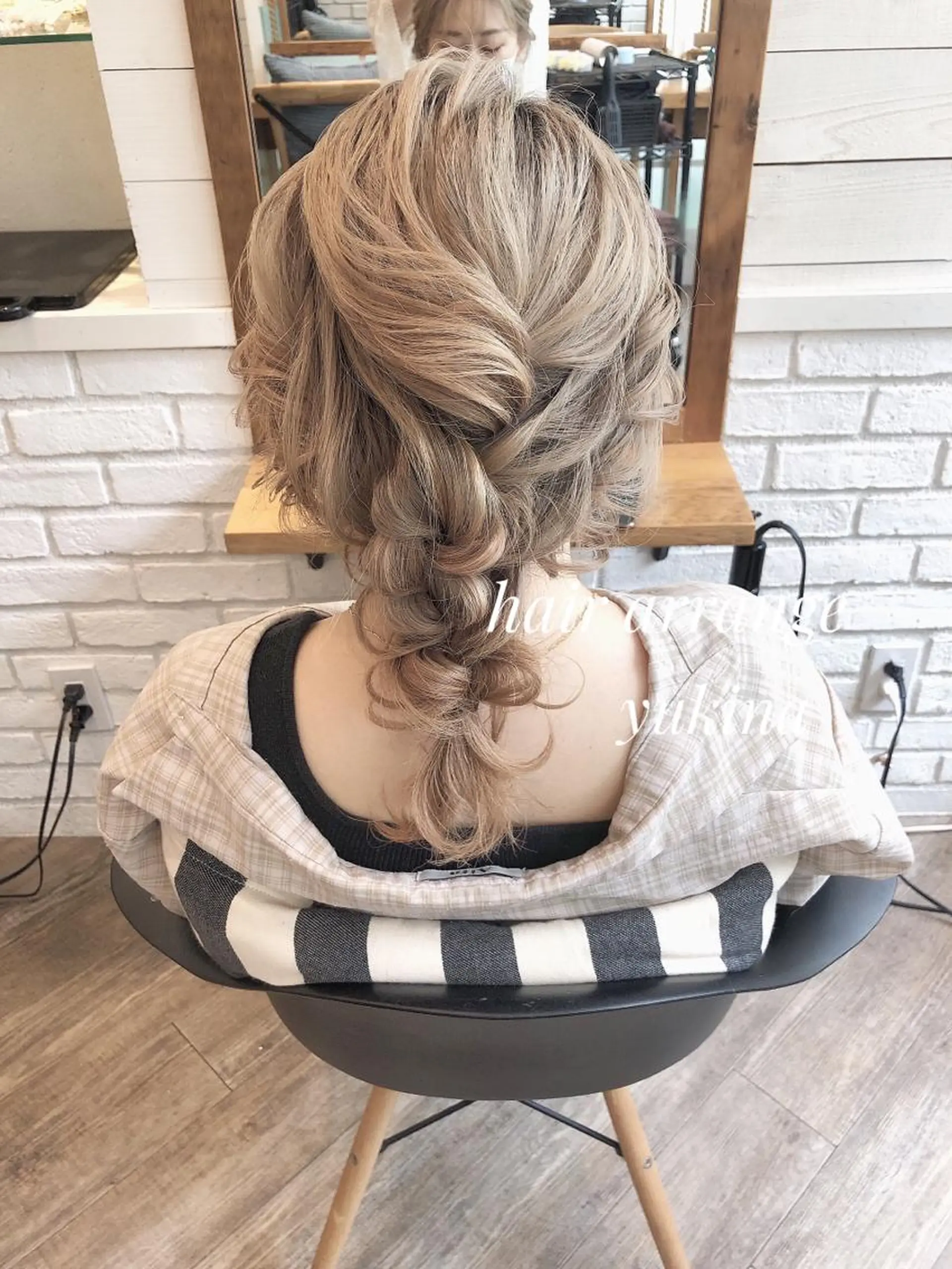 ヘアセット ✨透明感ケアカラー✨ 長野ゆきなのヘアスタイル