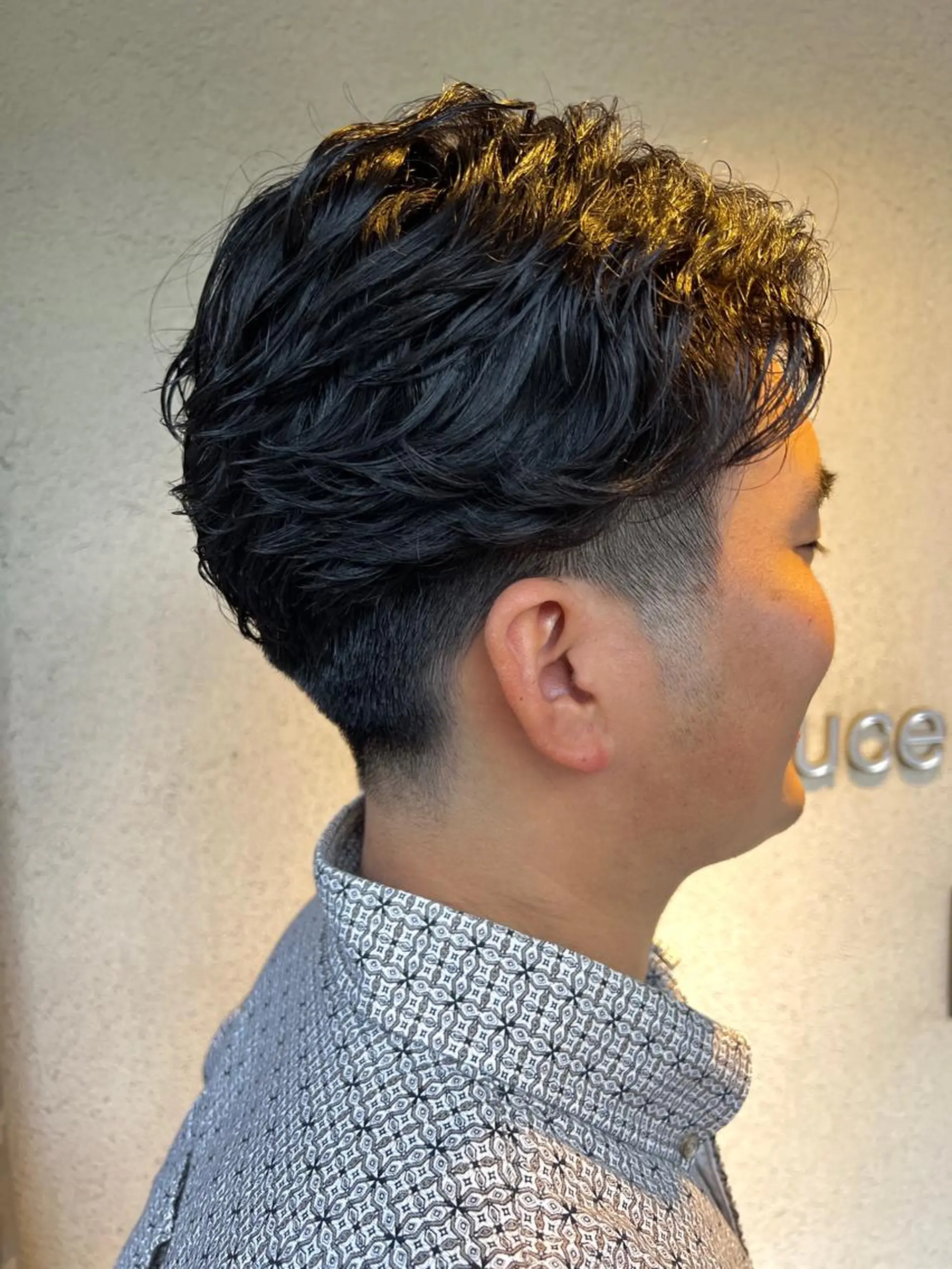 パーマ メンズ 小澤 奈津美のヘアスタイル