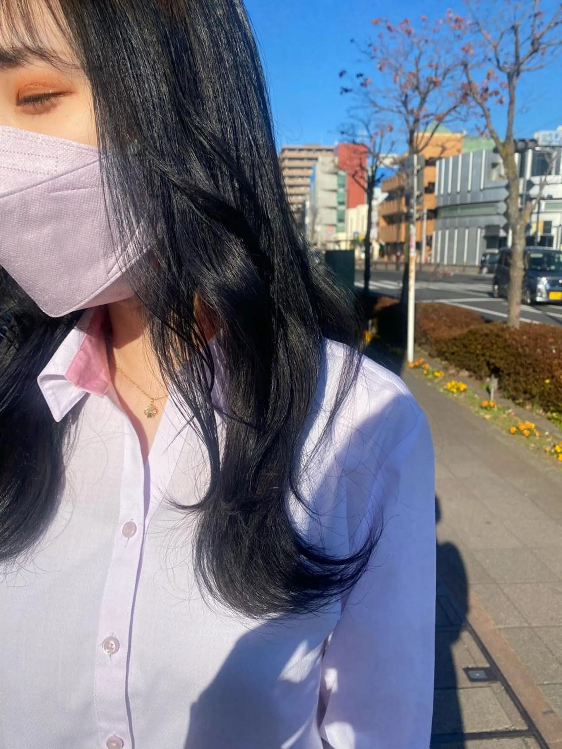 セミロング カラー 🦄Rena 🦄のヘアスタイル