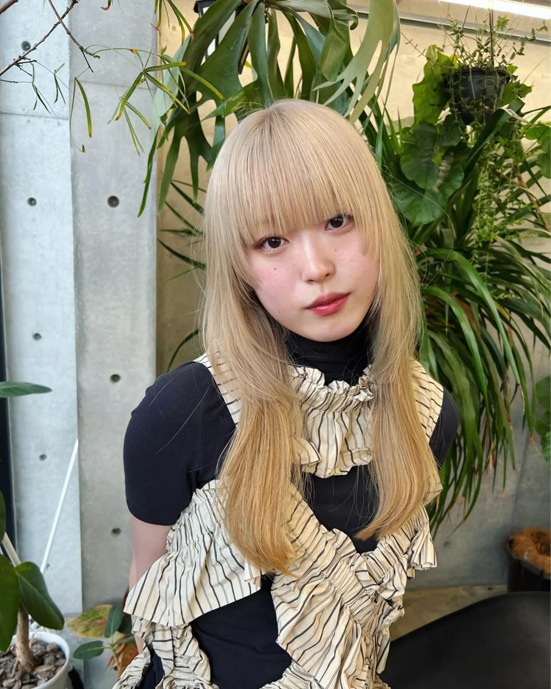 ミディアム ハッシュカット カシマハヤトのヘアスタイル