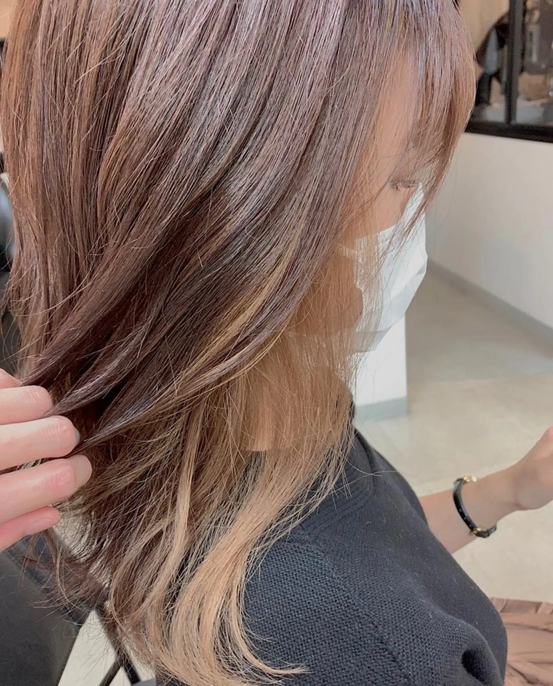 カラー 宮崎 千夏のヘアスタイル