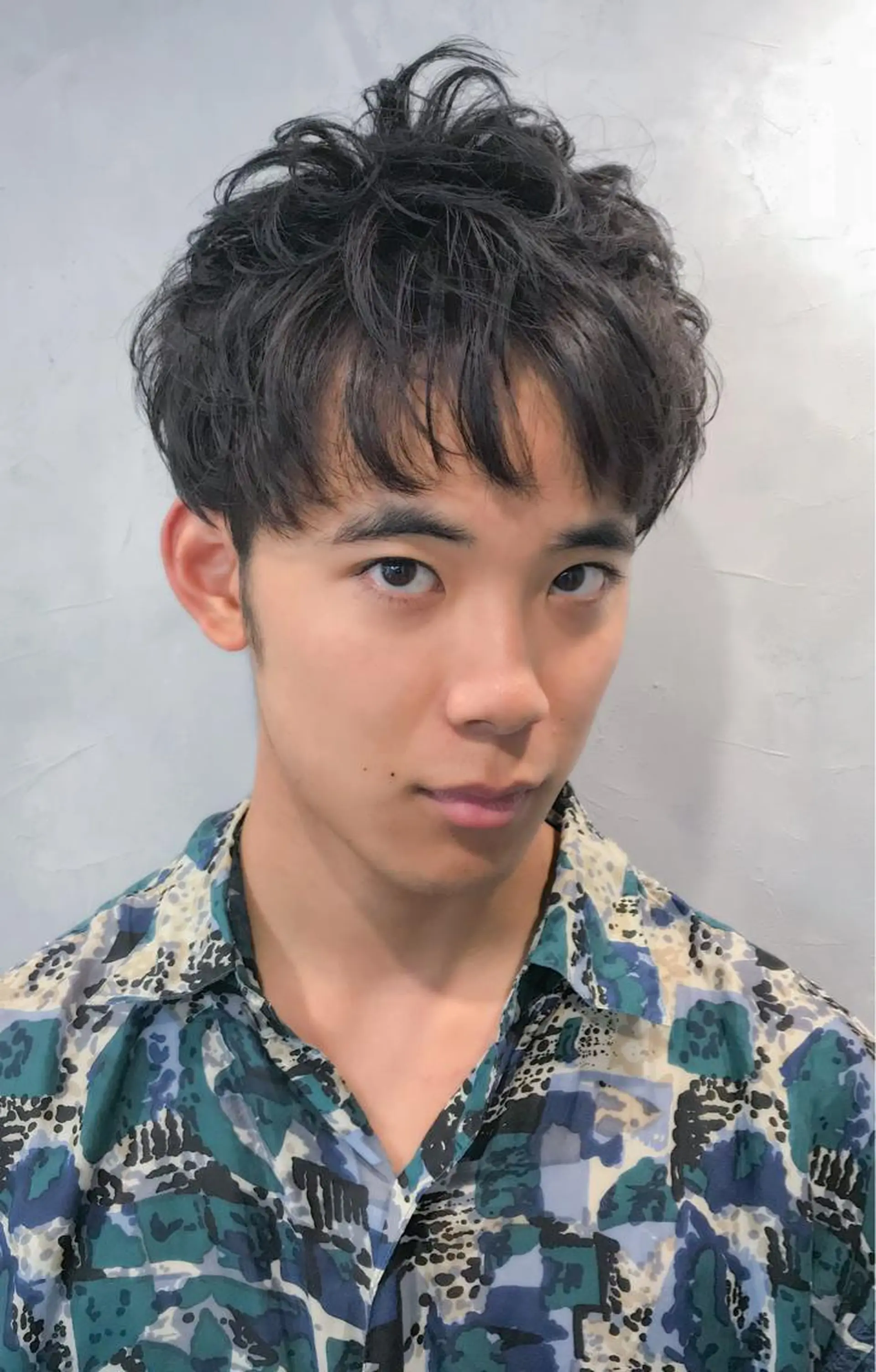 ショート パーマ メンズ カット ヘアカラー 🤎NICHE 🤎 🌈坂口拓斗🌈のヘアスタイル