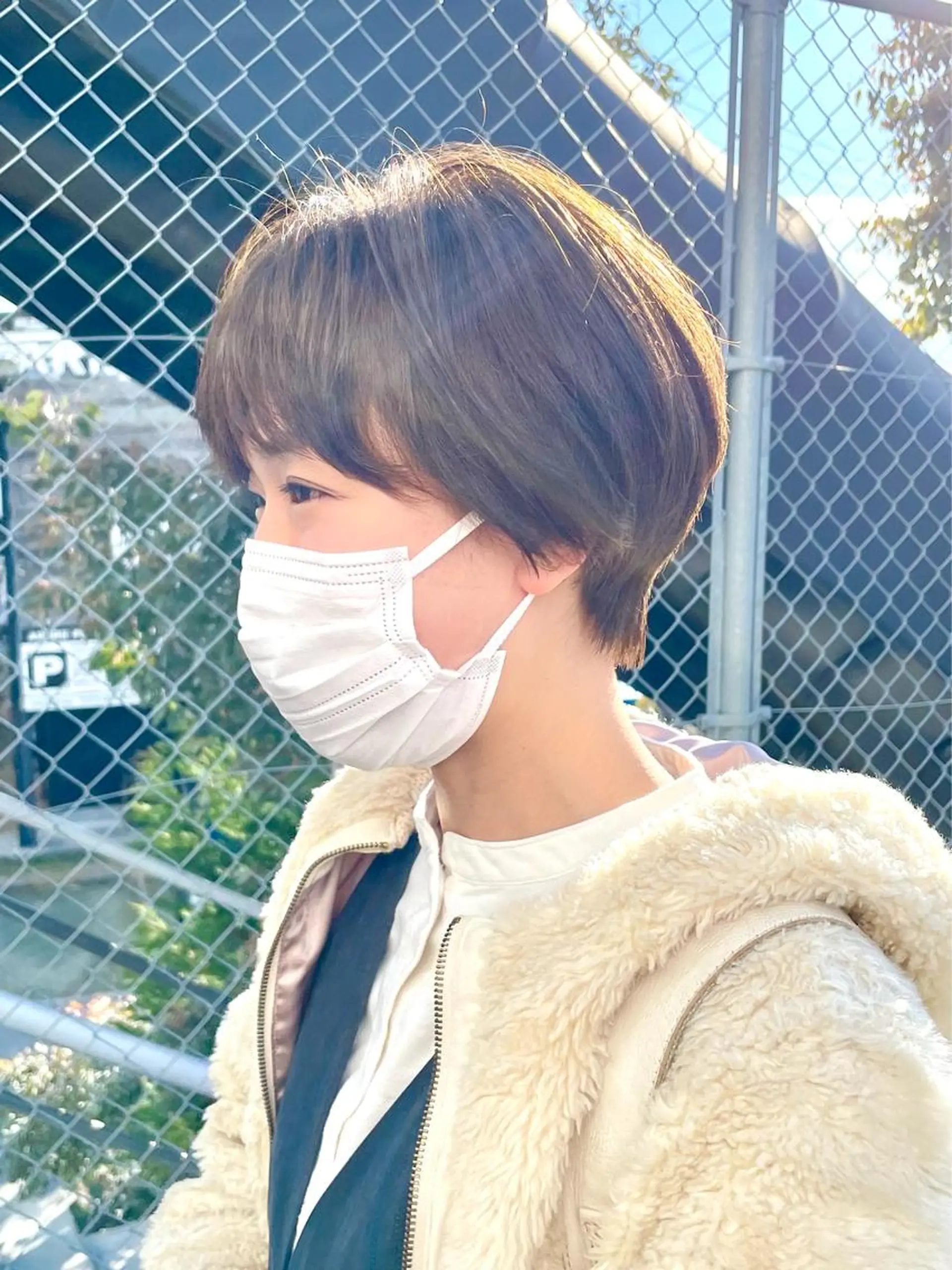 ショート 岡田 恭明のヘアスタイル