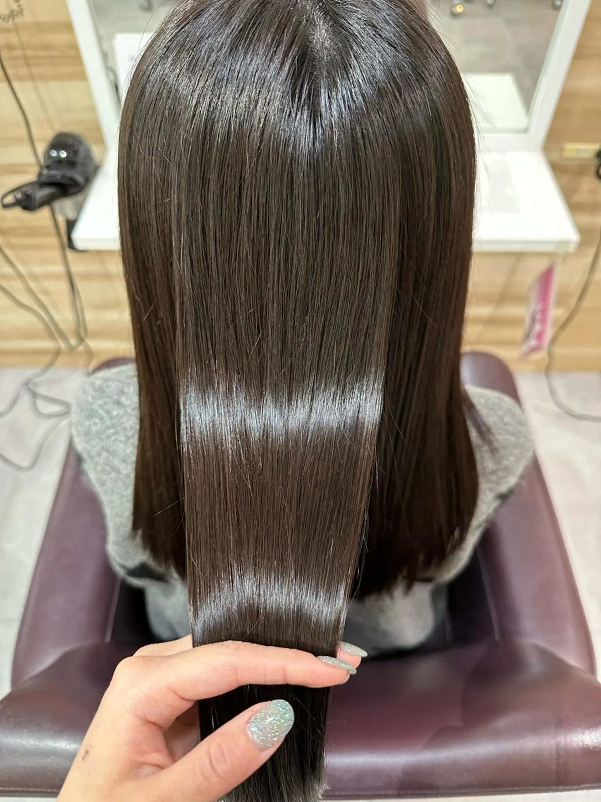 ロング カラー 阪本 愛実のヘアスタイル