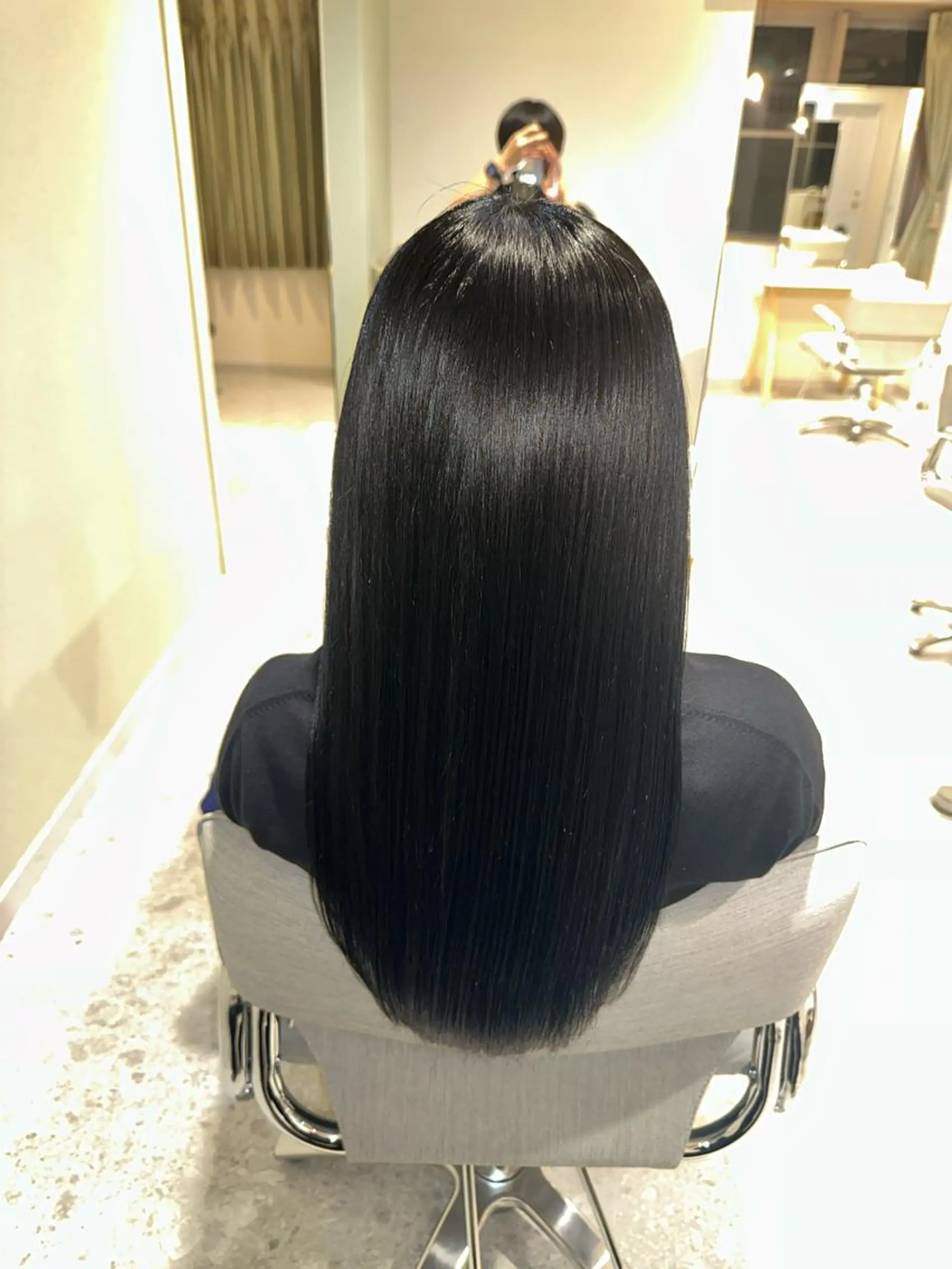 ロング カラー 黒髪 馬渕 拓海のヘアスタイル