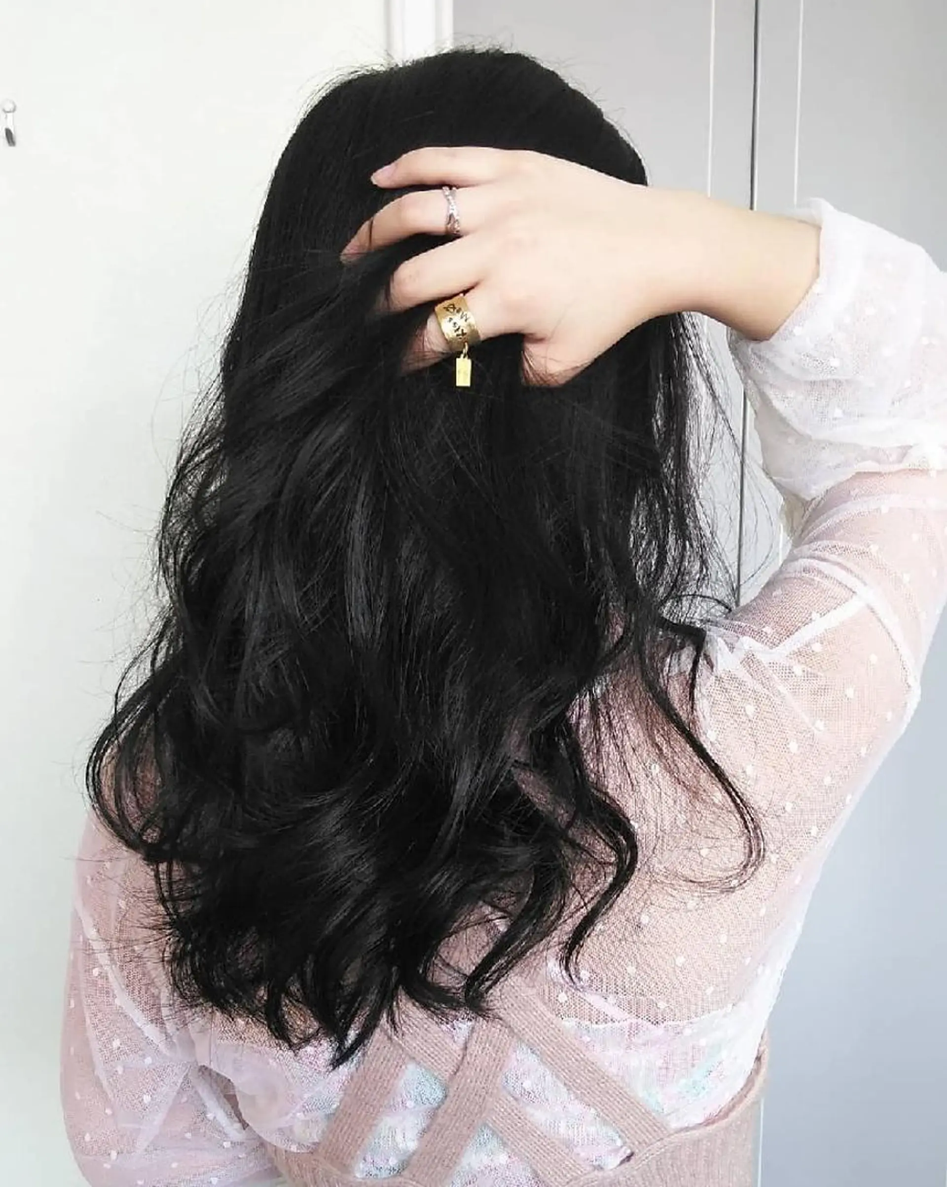 ロング カラー パーマ ヘアアレンジ メンズ キッズ ネイル メンズハイライト メンズ就活ヘア アディクシーカラー アッシュ ブルーカラー MEGUMI megumiのヘアスタイル