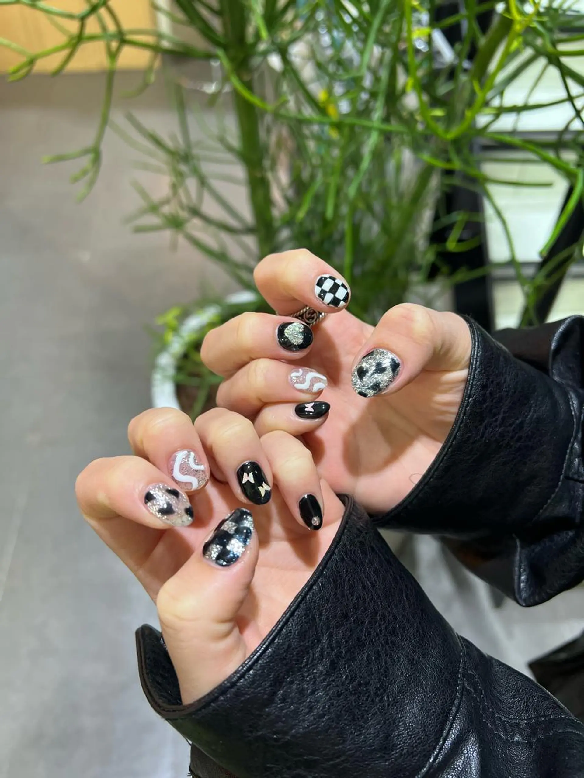 ネイル ハンドネイル 韓国🩶Y2Kネイル 💫くれはのネイルデザイン