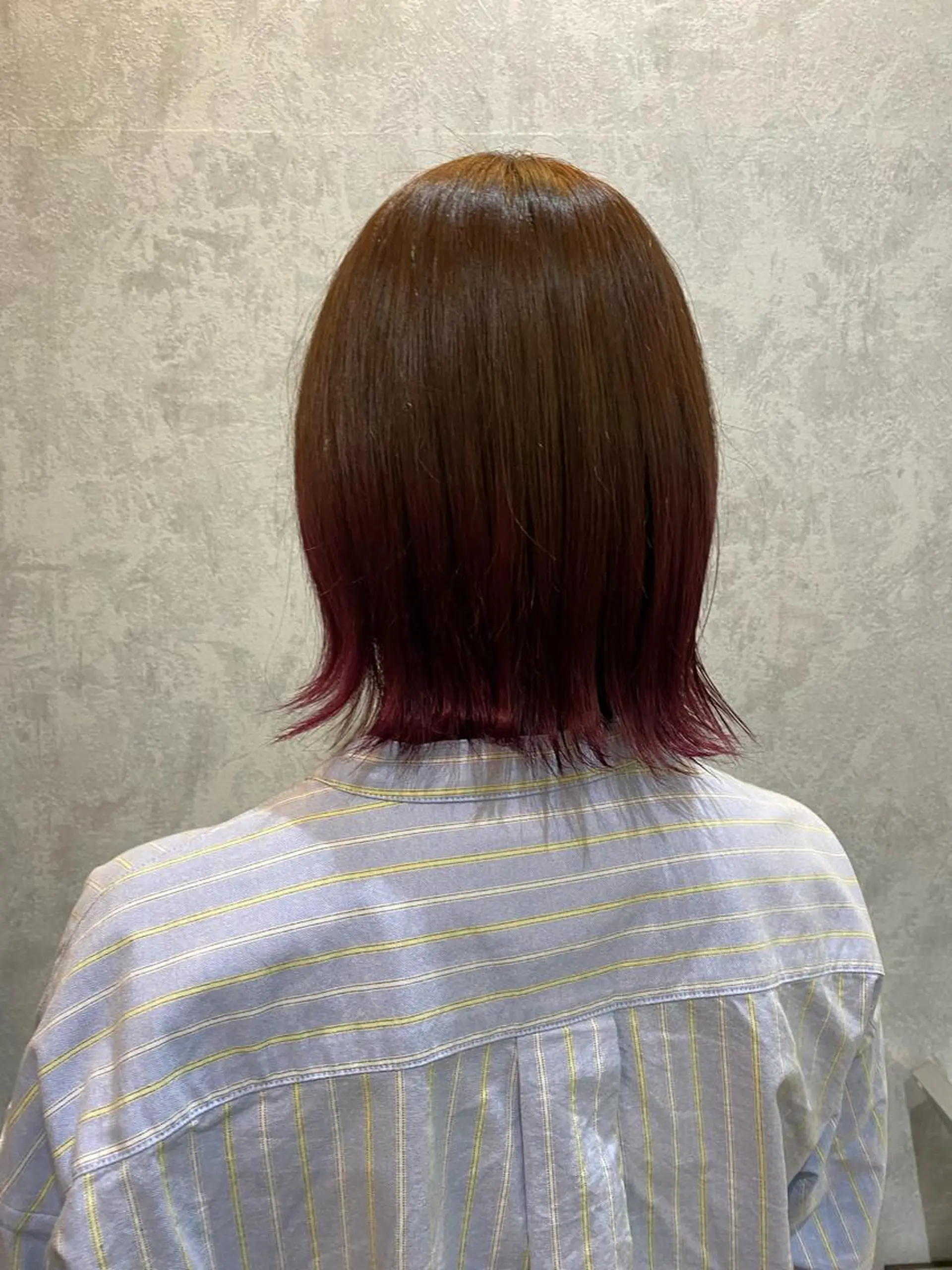 ミディアム カラー ヘアカラー 西田辺/ タカスナオヤのヘアスタイル