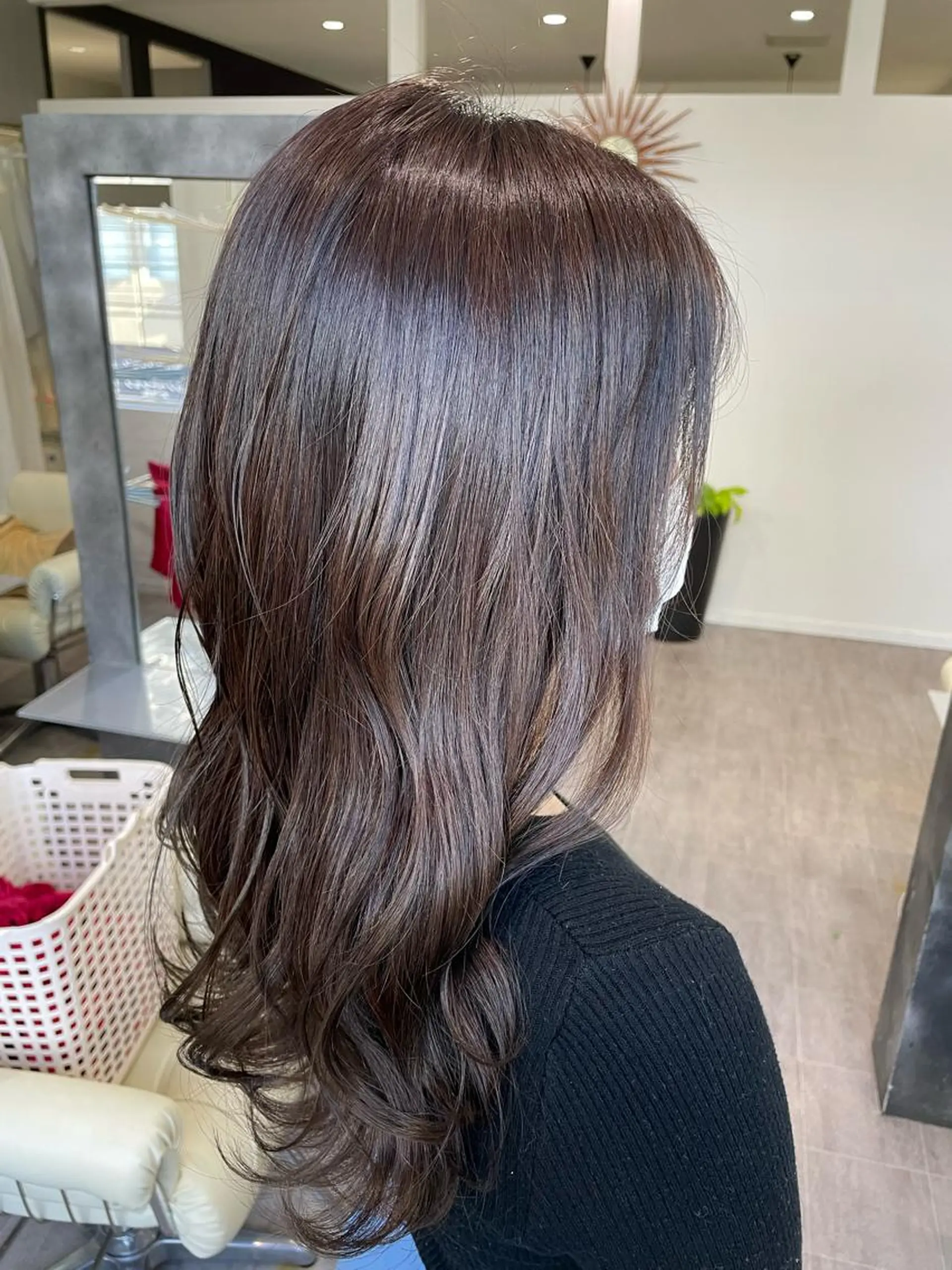 セミロング カラー 髪質改善/大阪守口市 🐣Ria‪🐣のヘアスタイル