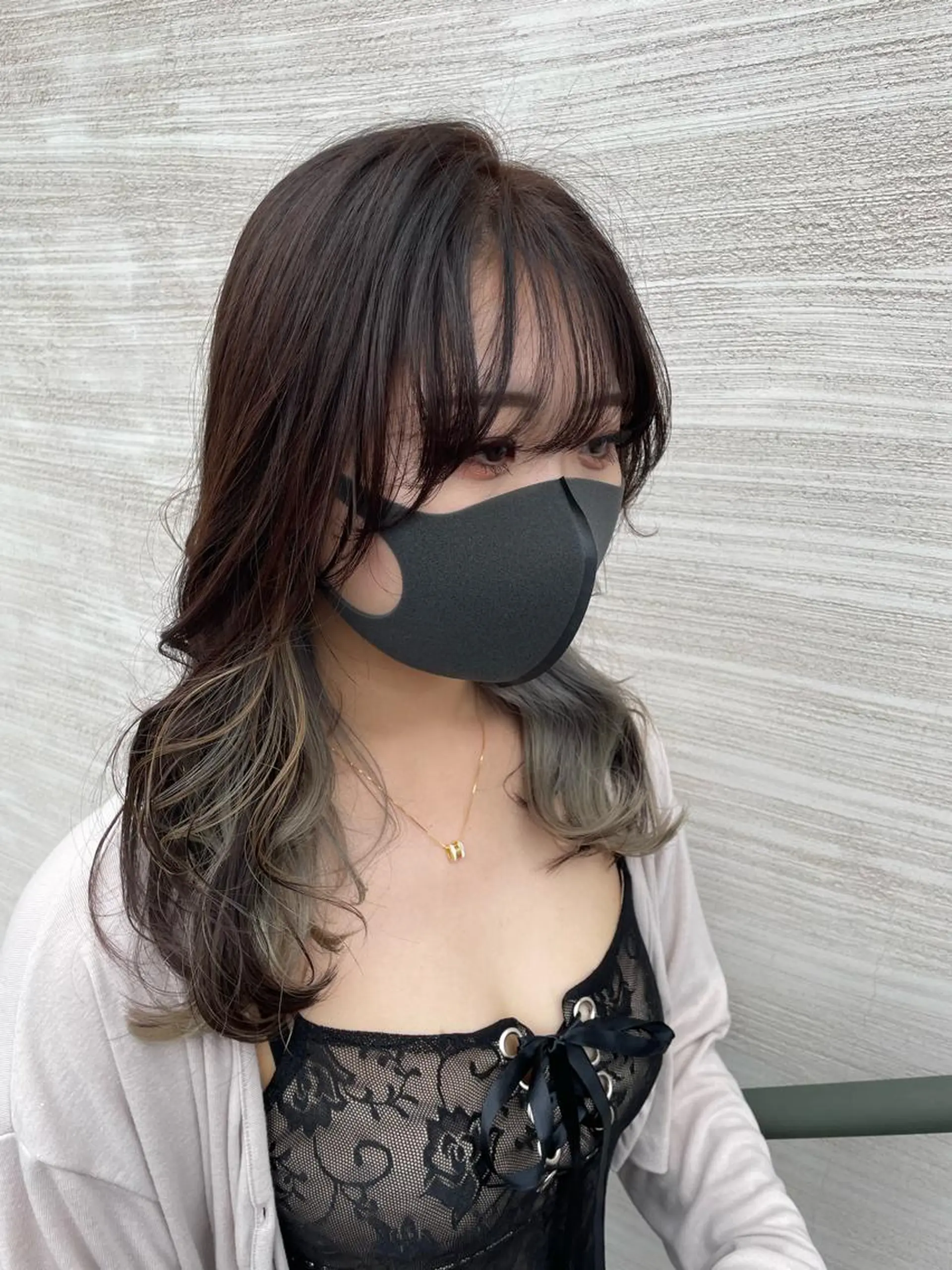 ロング カラー 韓国風/オシャレ /縮毛矯正/滝口琴未のヘアスタイル